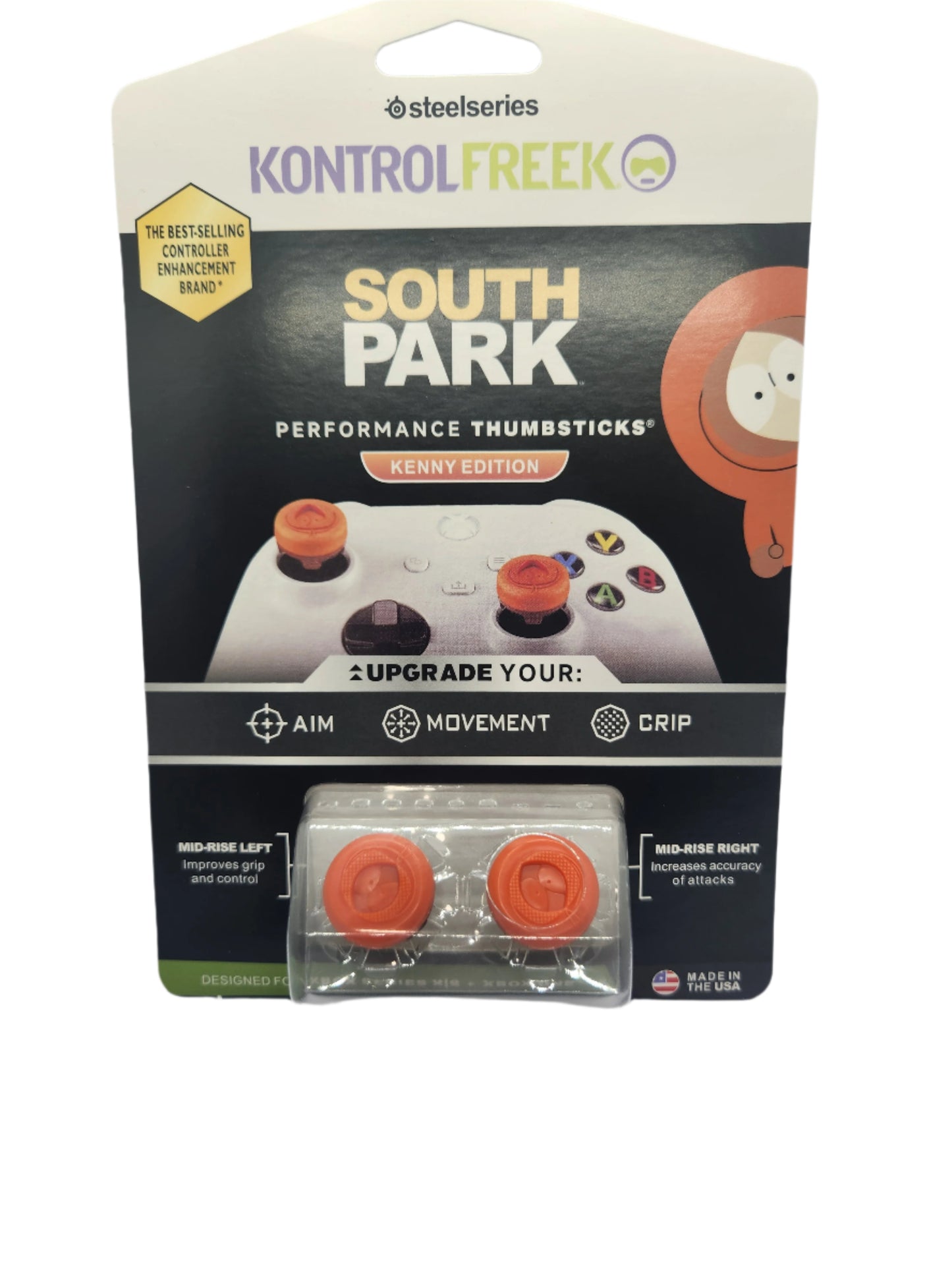 KontrolFreek South Park performance thumbsticks packaging on a white background
