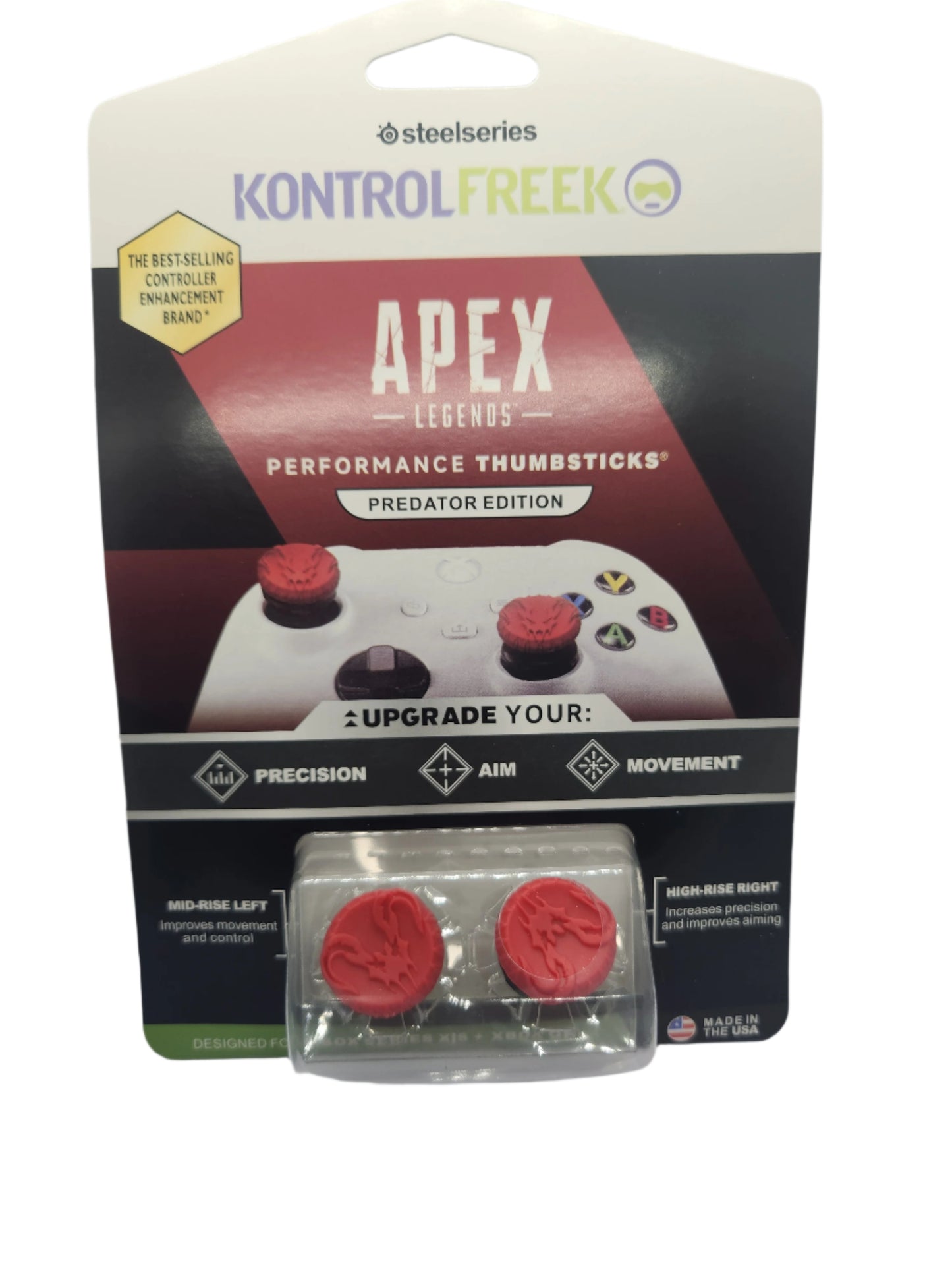 KontrolFreek Apex performance thumbsticks packaging on a white background