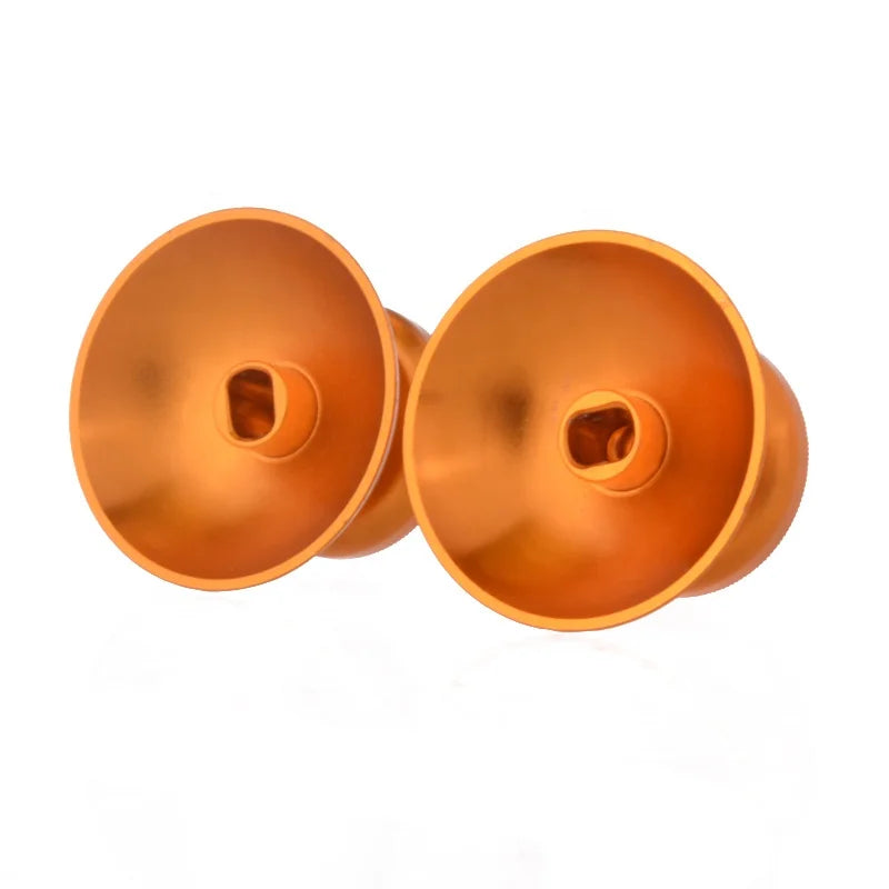 EXtremeRate Gold Aluminum Thumbsticks for Xbox One Controller - Premium Analog Joystick Caps