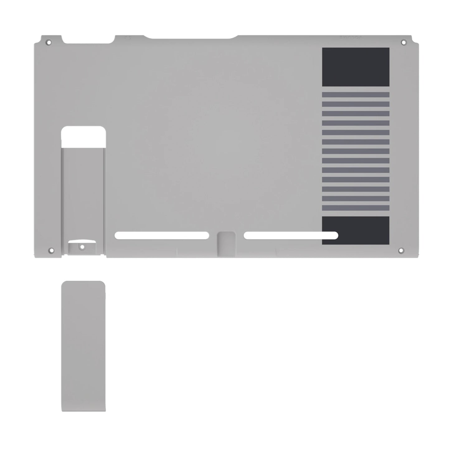 eXtremeRate Custom Console Back Plate with Kickstand DIY Replacement Housing Shell Case for Nintendo Switch Console