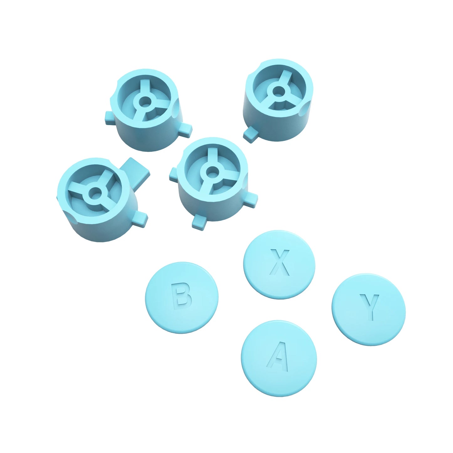eXtremeRate Interchangeable ABXY Buttons DIY Swappable Replacement ABXY for NS Pro Controller - Controller NOT Included