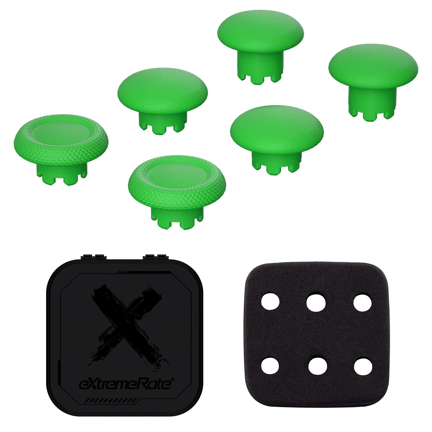 eXtremeRate Replacement Thumbsticks for ps5 Edge Controller, Analog Stick Joystick Buttons - Emerald Green