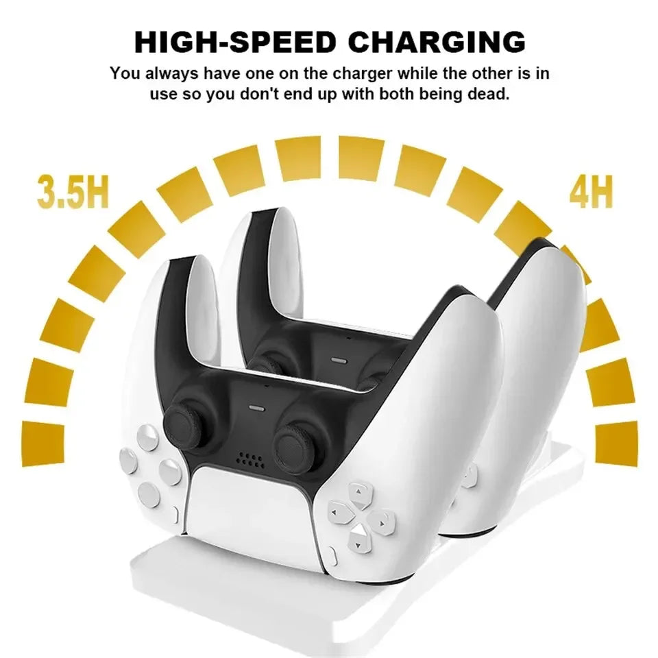 PS5 Controller Charging Dock for 2 Controllers - Fast Charge