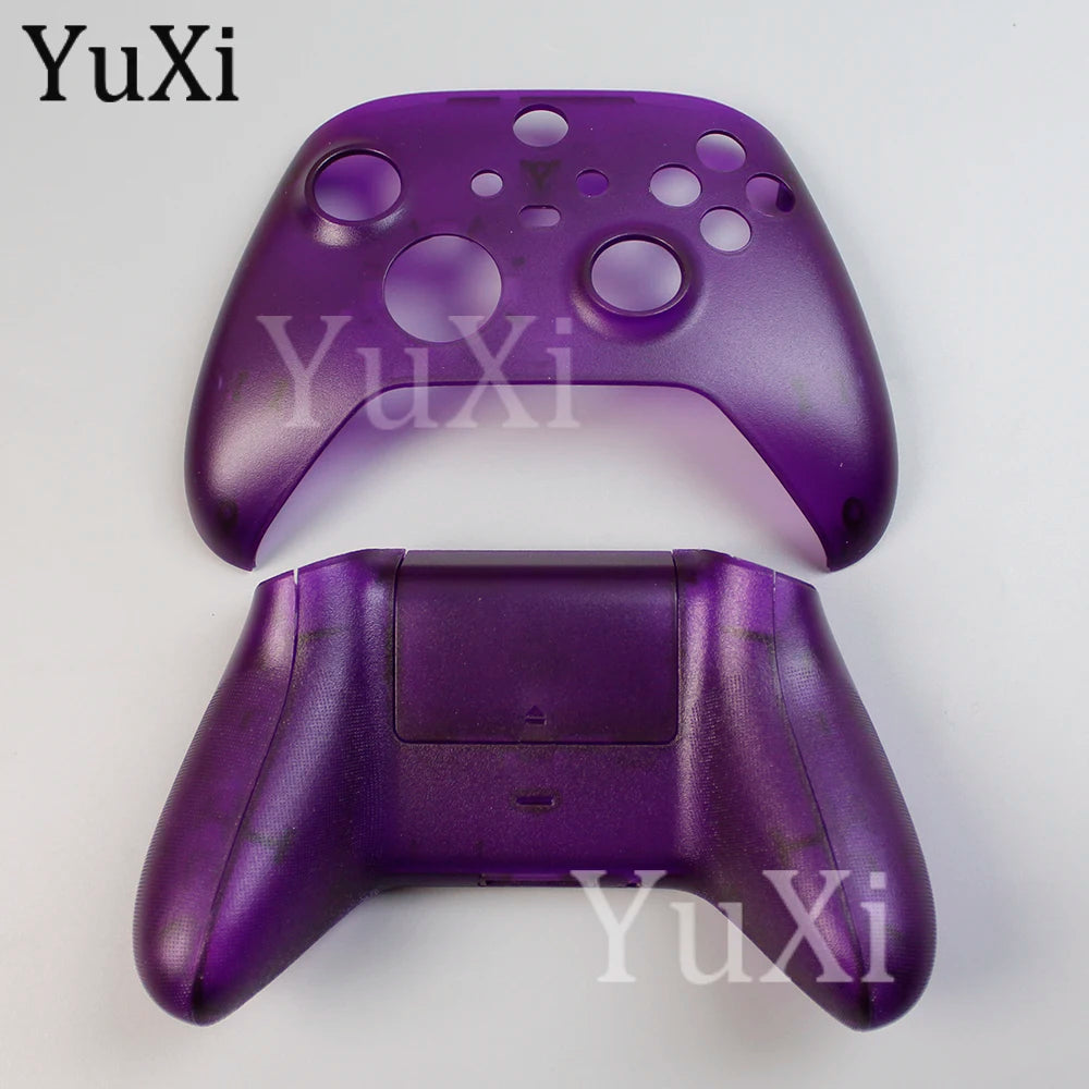 1Set Top Bottom Housing Shell for Xbox Series X/S Upper Down Case Cover Colorful Faceplant Gamepad Controller Replacement