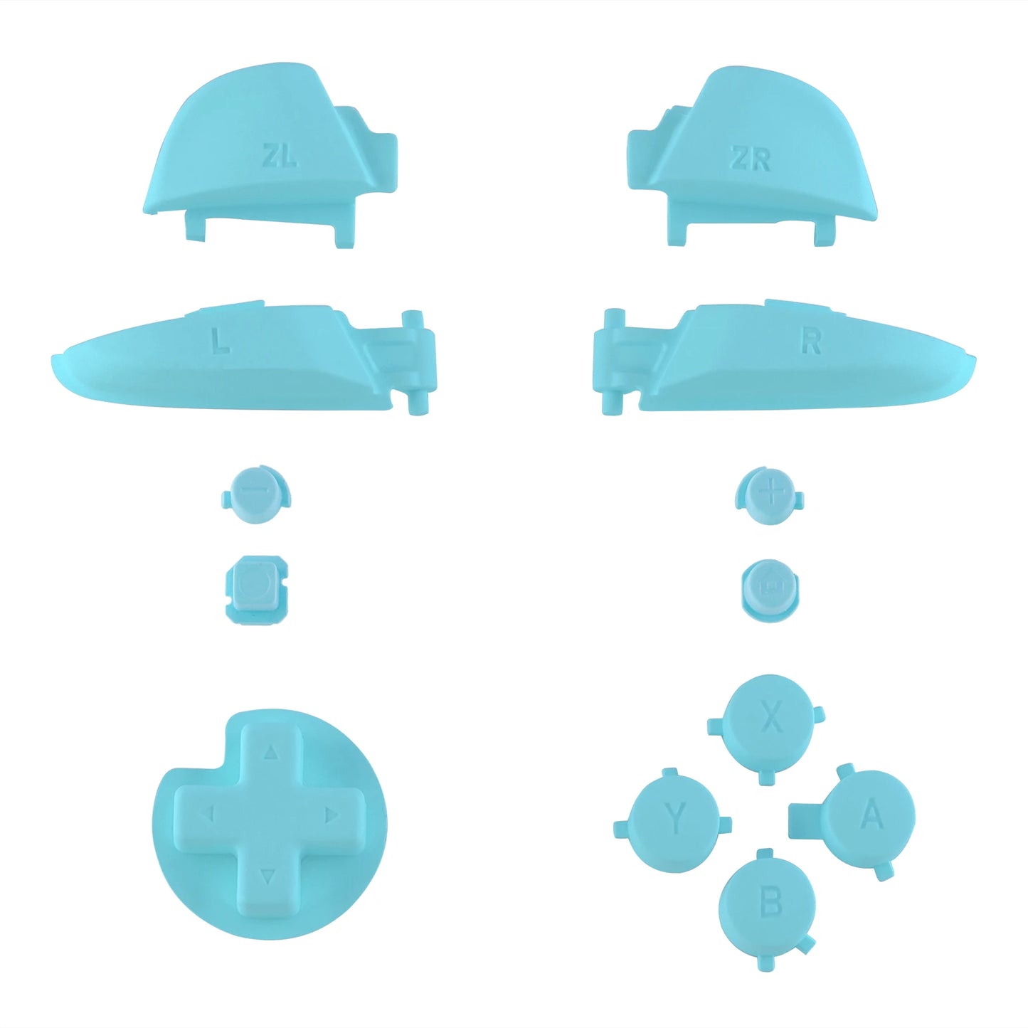 eXtremeRate Replacement Full Set Buttons with Tools for Nintendo Switch Pro Controller, Repair ABXY D-pad ZR ZL L R Keys