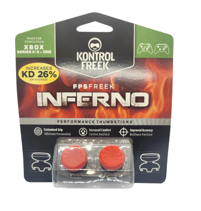 Kontrol Freek Inferno gaming thumbstick packaging on a white background