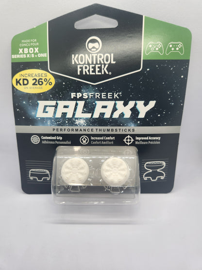 KontrolFreek FPS Freek Galaxy thumbstick packaging on a white background