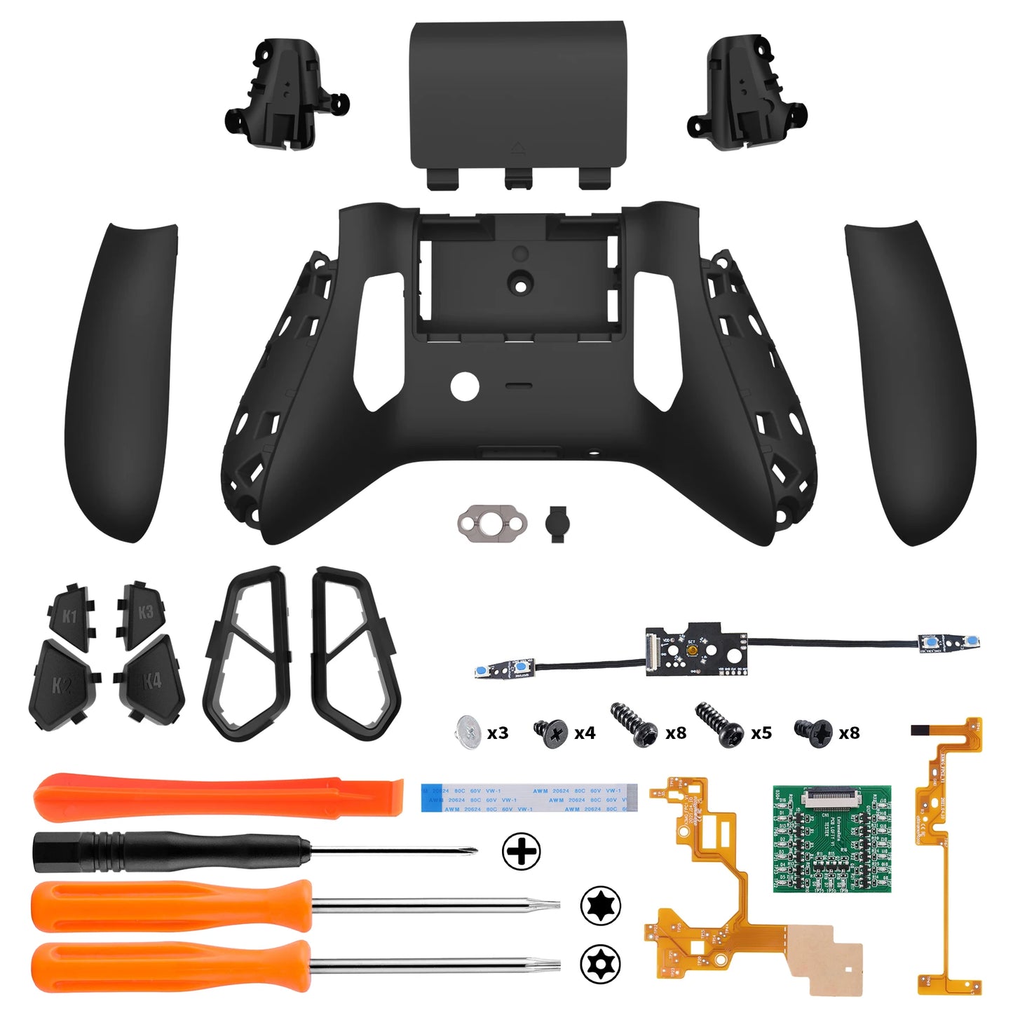 eXtremeRate VICTOR X Remap Kit for Xbox Core Wireless Controller, 6 Profiles & Redesigned Back Shell & Side Rails & Back Buttons