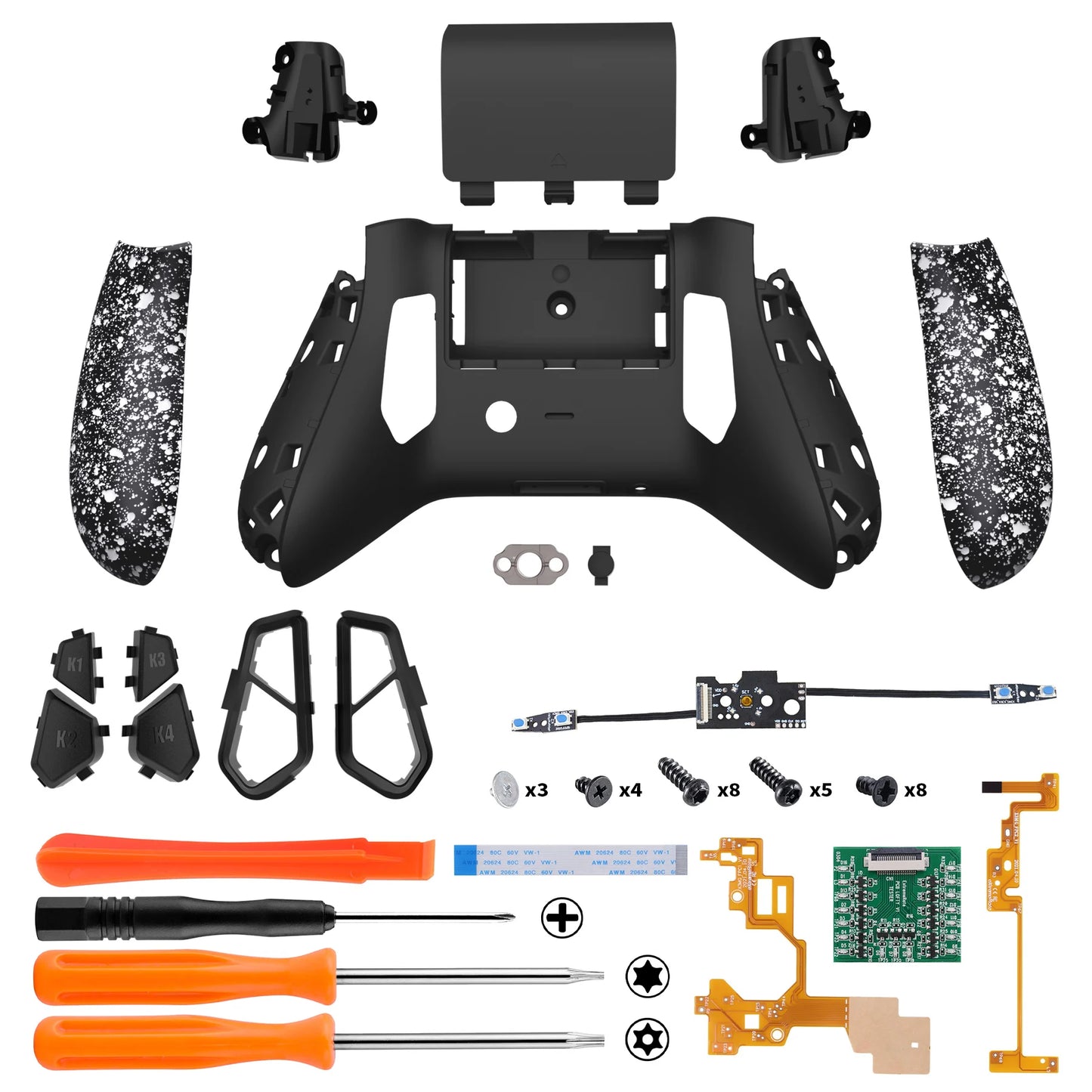 eXtremeRate VICTOR X Remap Kit for Xbox Core Wireless Controller, 6 Profiles & Redesigned Back Shell & Side Rails & Back Buttons