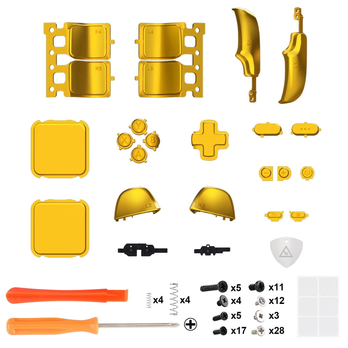 eXtremeRate Replacement Full Set Buttons for Steam Deck LCD, ABXY D-pad Trackpad Bumpers Triggers Buttons & Screwdriver Tools