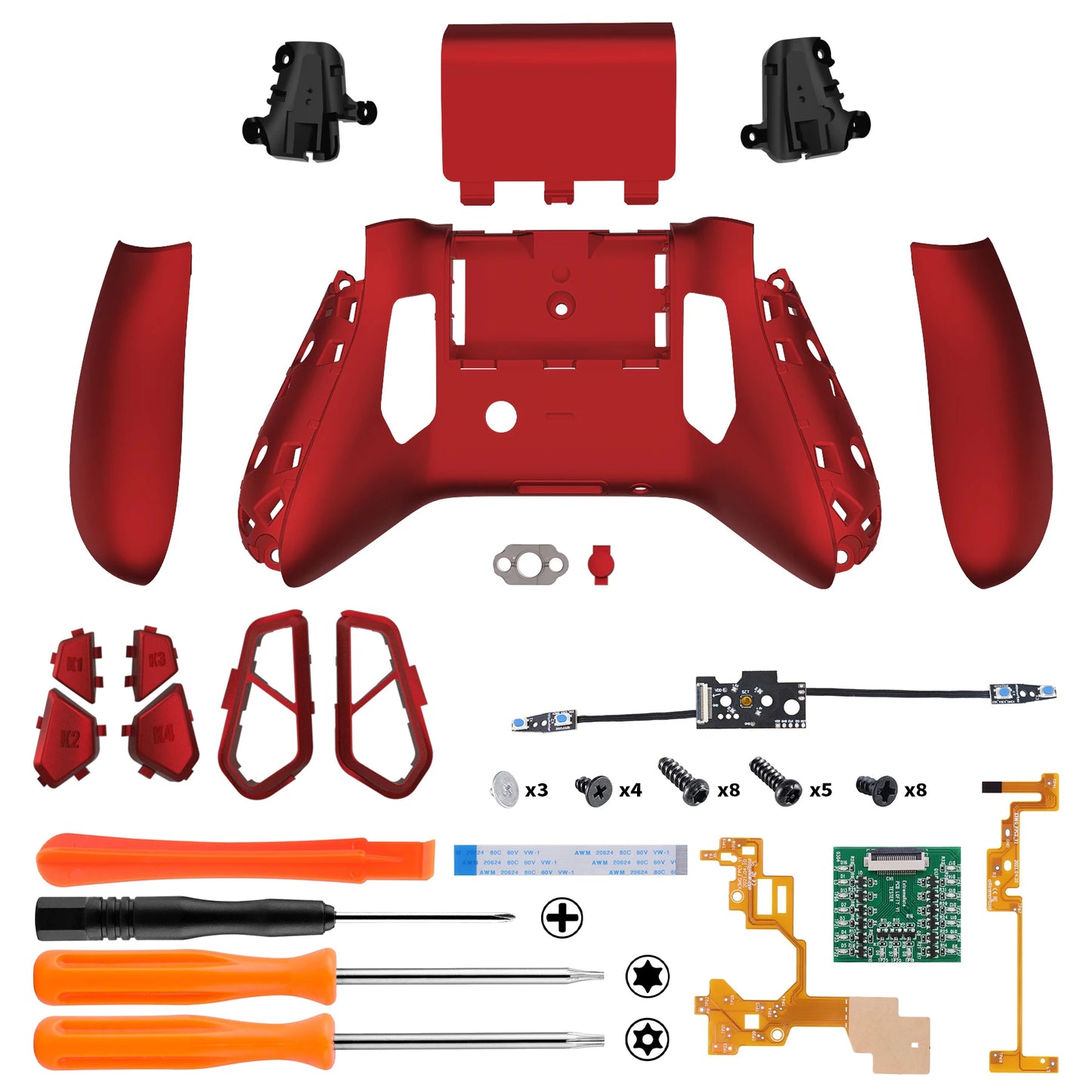 eXtremeRate VICTOR X Remap Kit for Xbox Core Wireless Controller, 6 Profiles & Redesigned Back Shell & Side Rails & Back Buttons