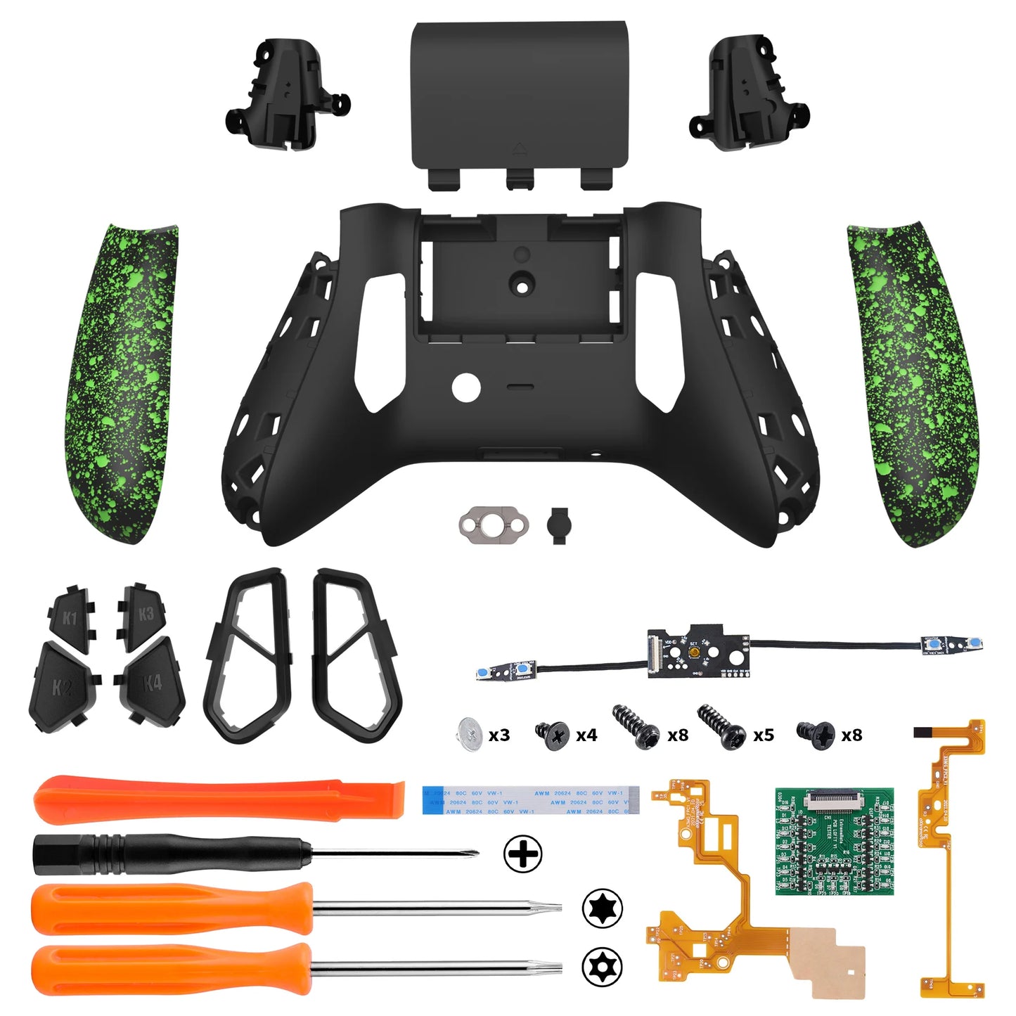 eXtremeRate VICTOR X Remap Kit for Xbox Core Wireless Controller, 6 Profiles & Redesigned Back Shell & Side Rails & Back Buttons