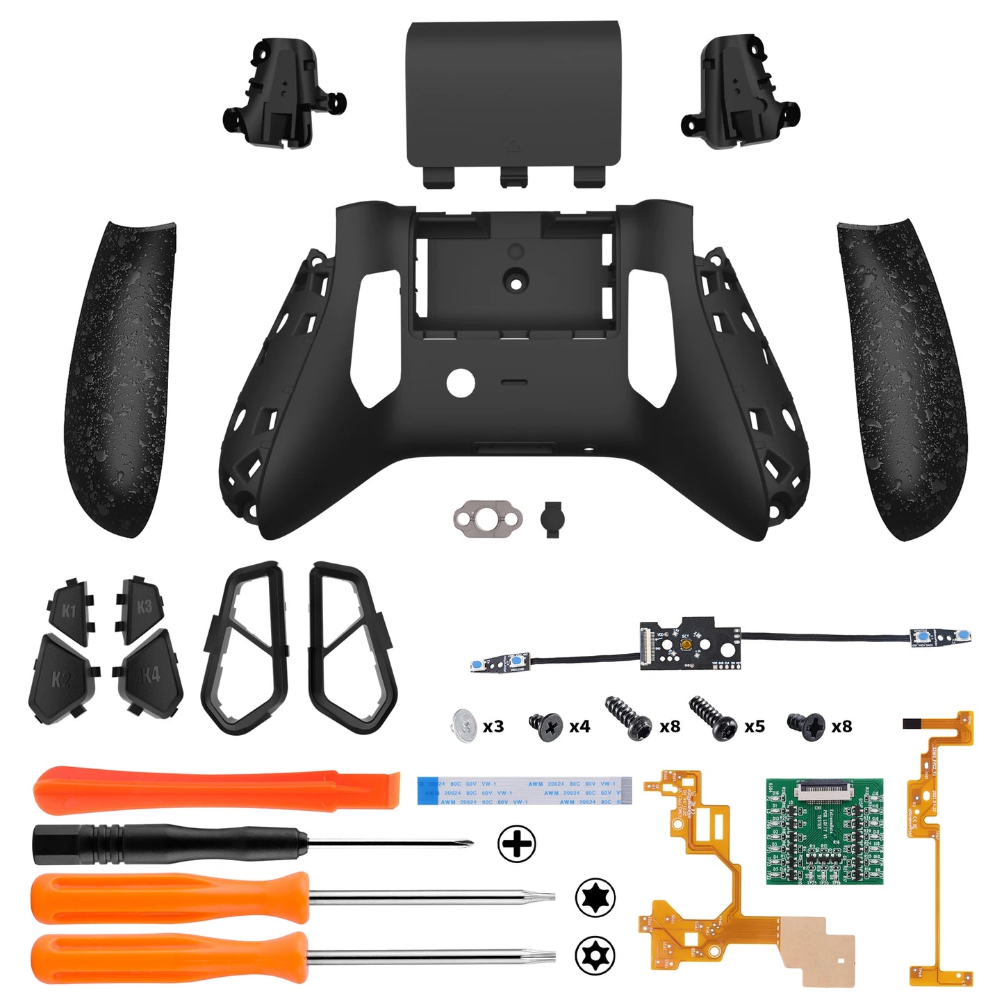 eXtremeRate VICTOR X Remap Kit for Xbox Core Wireless Controller, 6 Profiles & Redesigned Back Shell & Side Rails & Back Buttons