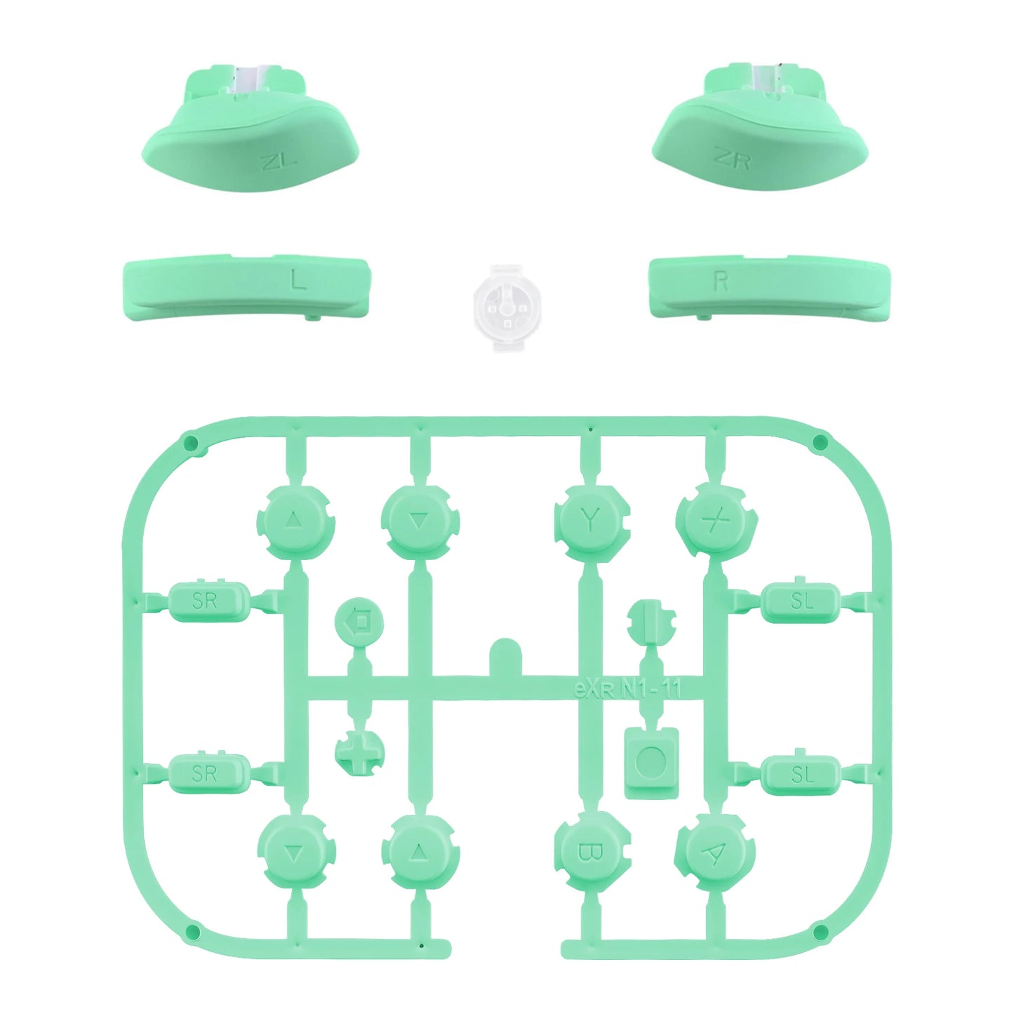 eXtremeRate Full Set Buttons with Tools for NS Switch JoyCon & Switch OLED Joycon ABXY Direction Keys SR SL L R ZR ZL Trigger