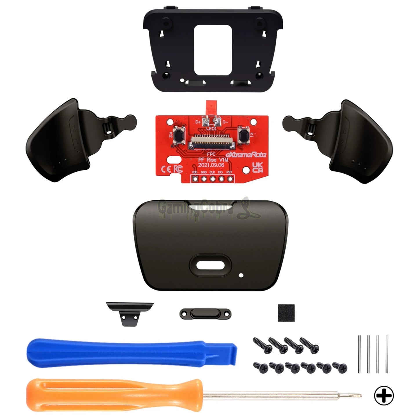 eXtremeRate Real Metal Buttons (RMB) Version K1 K2 Buttons Housing & Remap PCB Board for ps5 Controller & RISE Remap Kit