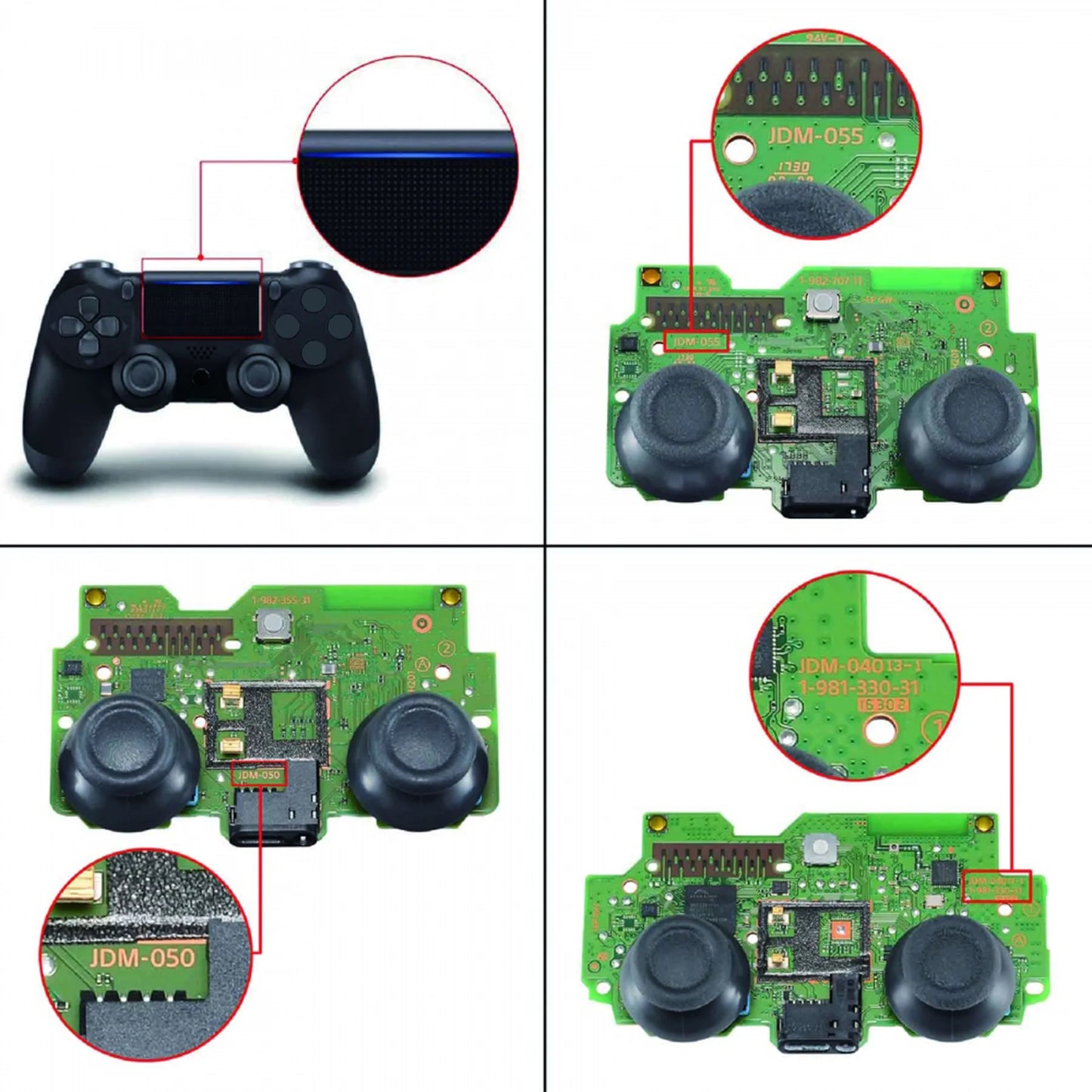 eXtremeRate Decade Tournament Controller (DTC) Upgrade Kit for PS4 Controller JDM-040/050/055 - Controller NOT Included