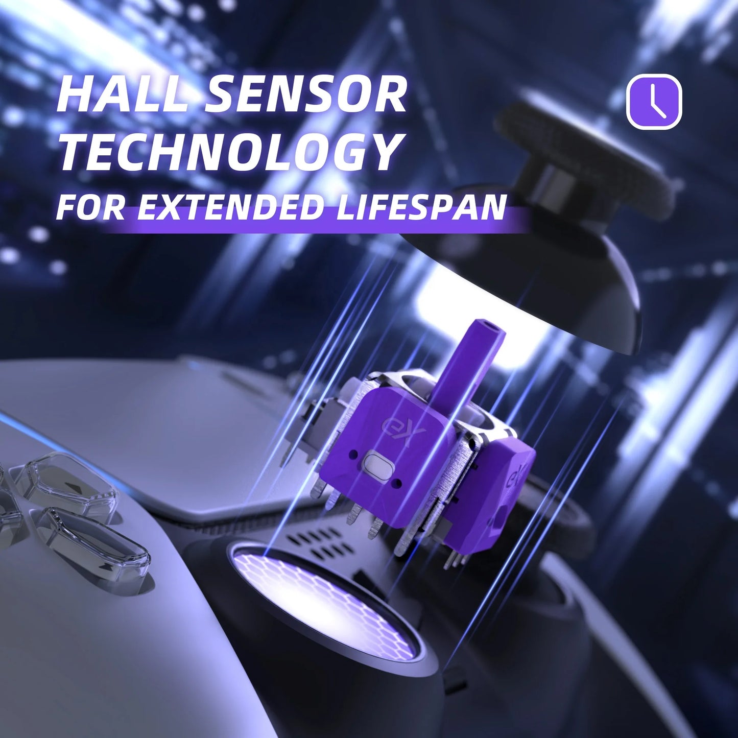 120gf Hall Effect Joystick Upgrade Kit with Calibration Board for PS5 Controller