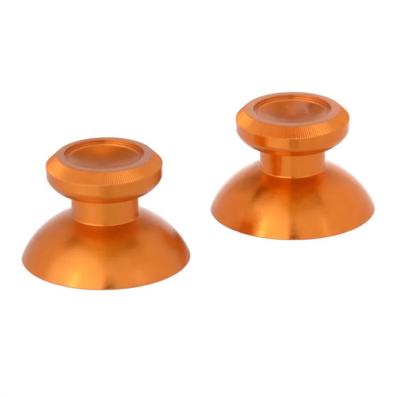 EXtremeRate Gold Aluminum Thumbsticks for Xbox One Controller - Premium Analog Joystick Caps