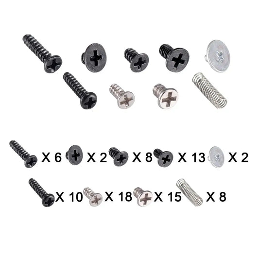 eXtremeRate Replacement Full Set Screw Screws Springs For Nintendo Switch Console JoyCon