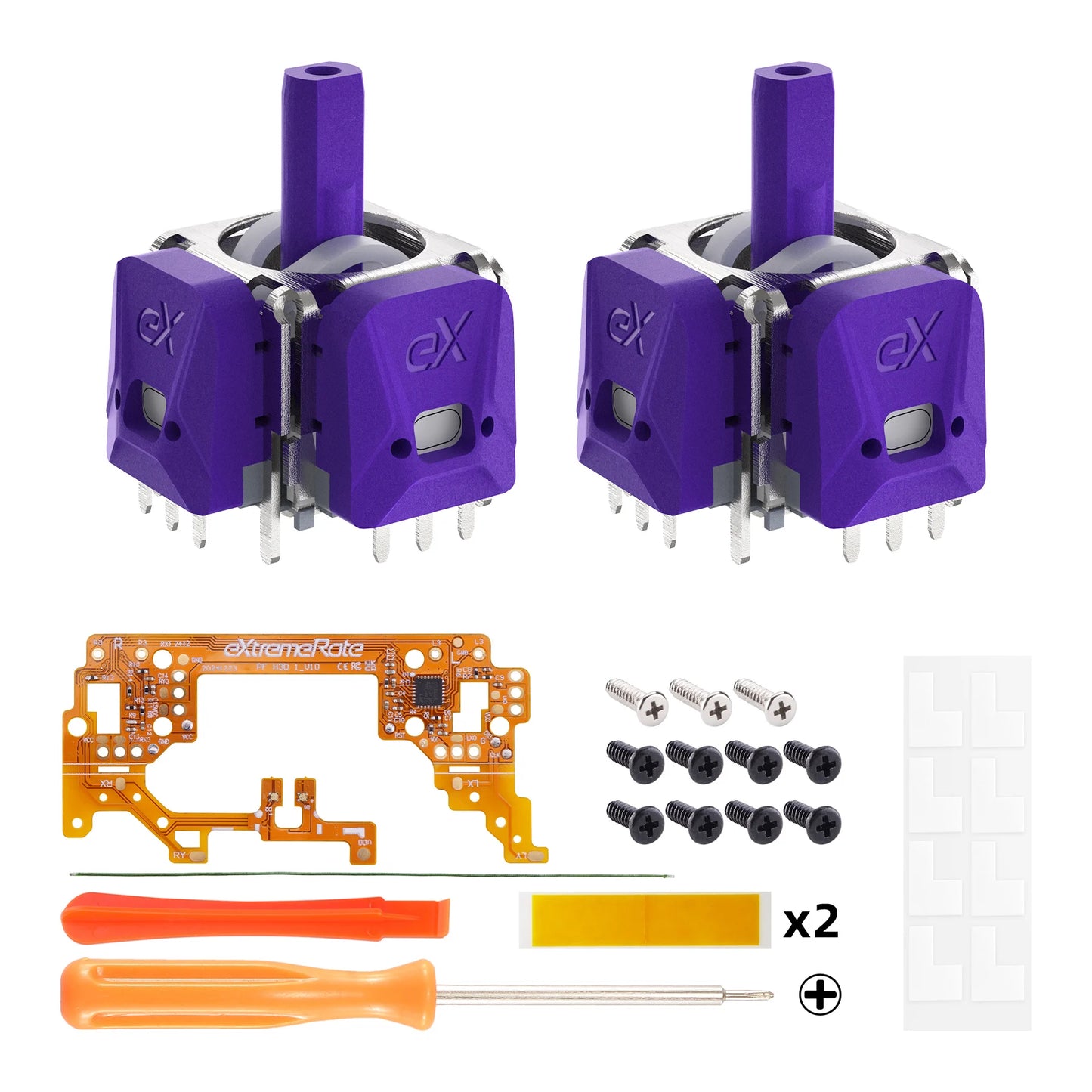 120gf Hall Effect Joystick Upgrade Kit with Calibration Board for PS5 Controller