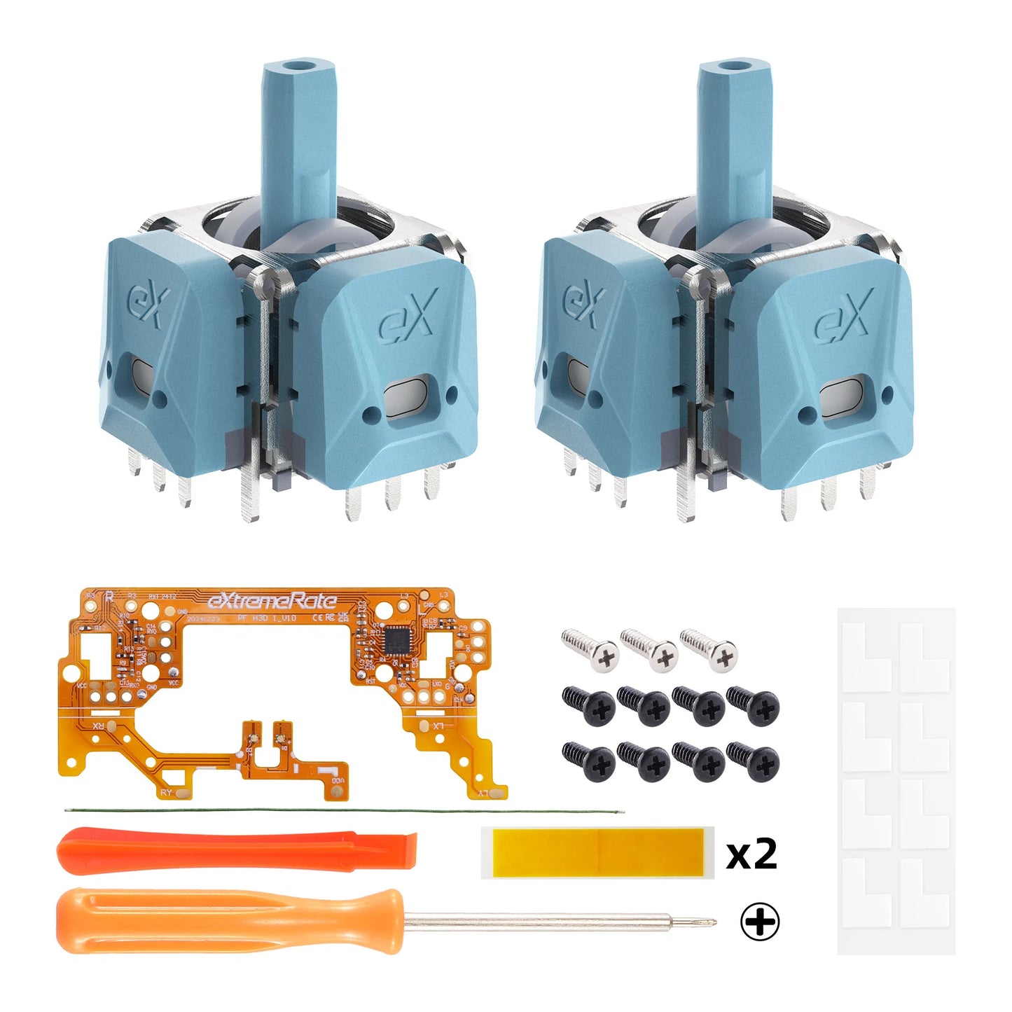 80gf Hall Sensor Joystick Repair Kit with Calibration PCB for PS5 Controller