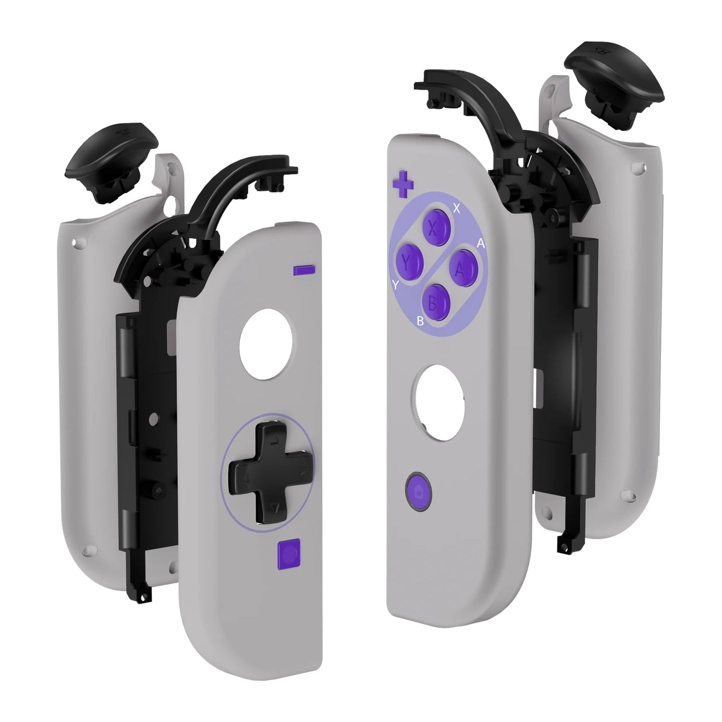 eXtremeRate Replacement Housing JoyCon Shell Buttons Controller Case for NS Switch JoyCon/OLED JoyCon - Classic Series