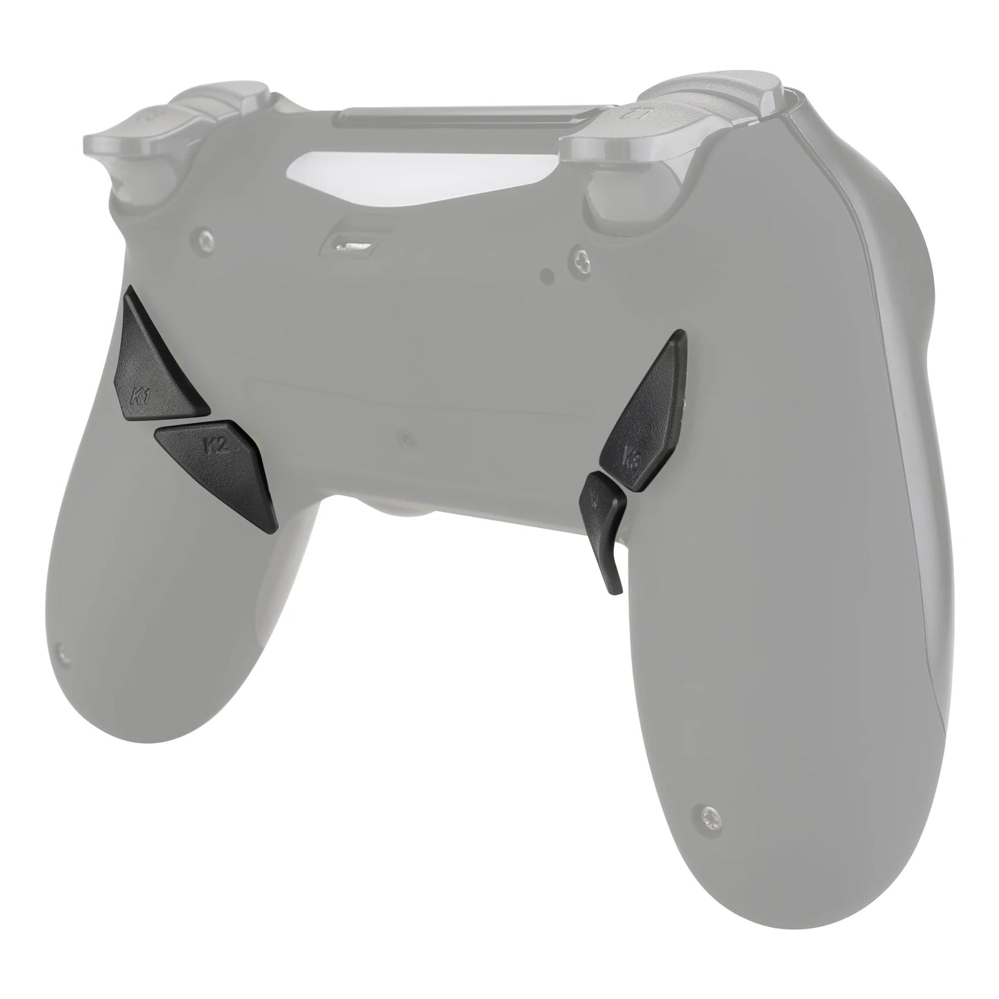 eXtremeRate Replacement Redesigned Back Buttons K1 K2 K3 K4 Paddles for PS4 Controller eXtremeRate DAWN Remap Kit - Black