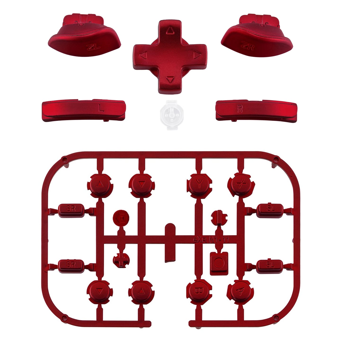 eXtremeRate Custom Dpad ABXY Keys SR SL L R ZR ZL Trigger Full Set Buttons with Tools for Nintendo Switch JoyCon &OLED model