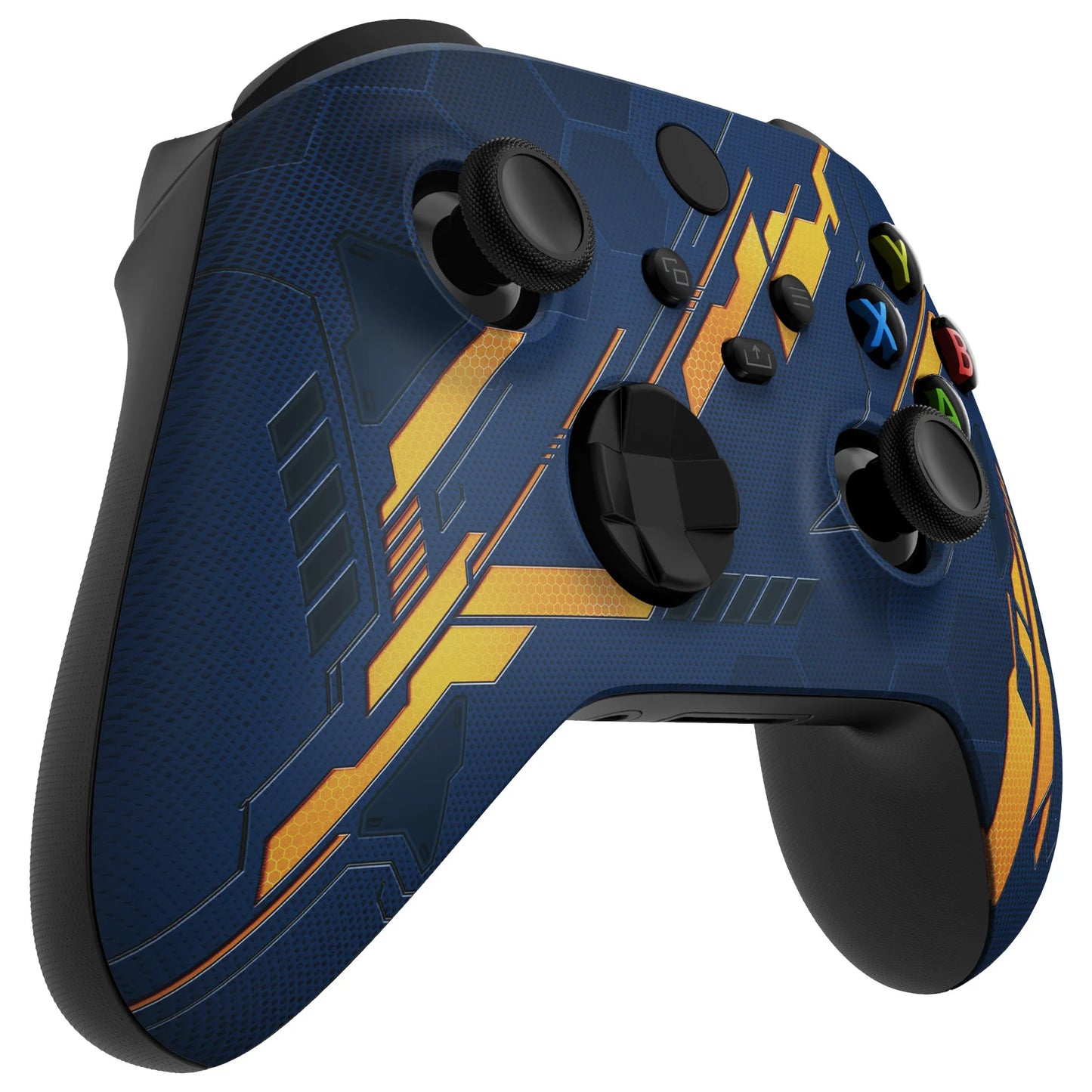 eXtremeRate Replacement Front Housing Shell for Xbox Series X & S Controller - Glow in Dark Orange Mecha