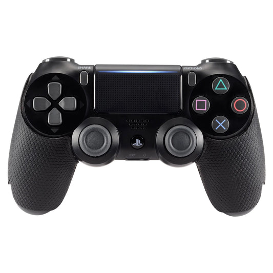 eXtremeRate Anti-Skid Sweat-Absorbent Controller Grips for PS4, Textured Soft Rubber Handle Grips for PS4 Pro Slim Controller
