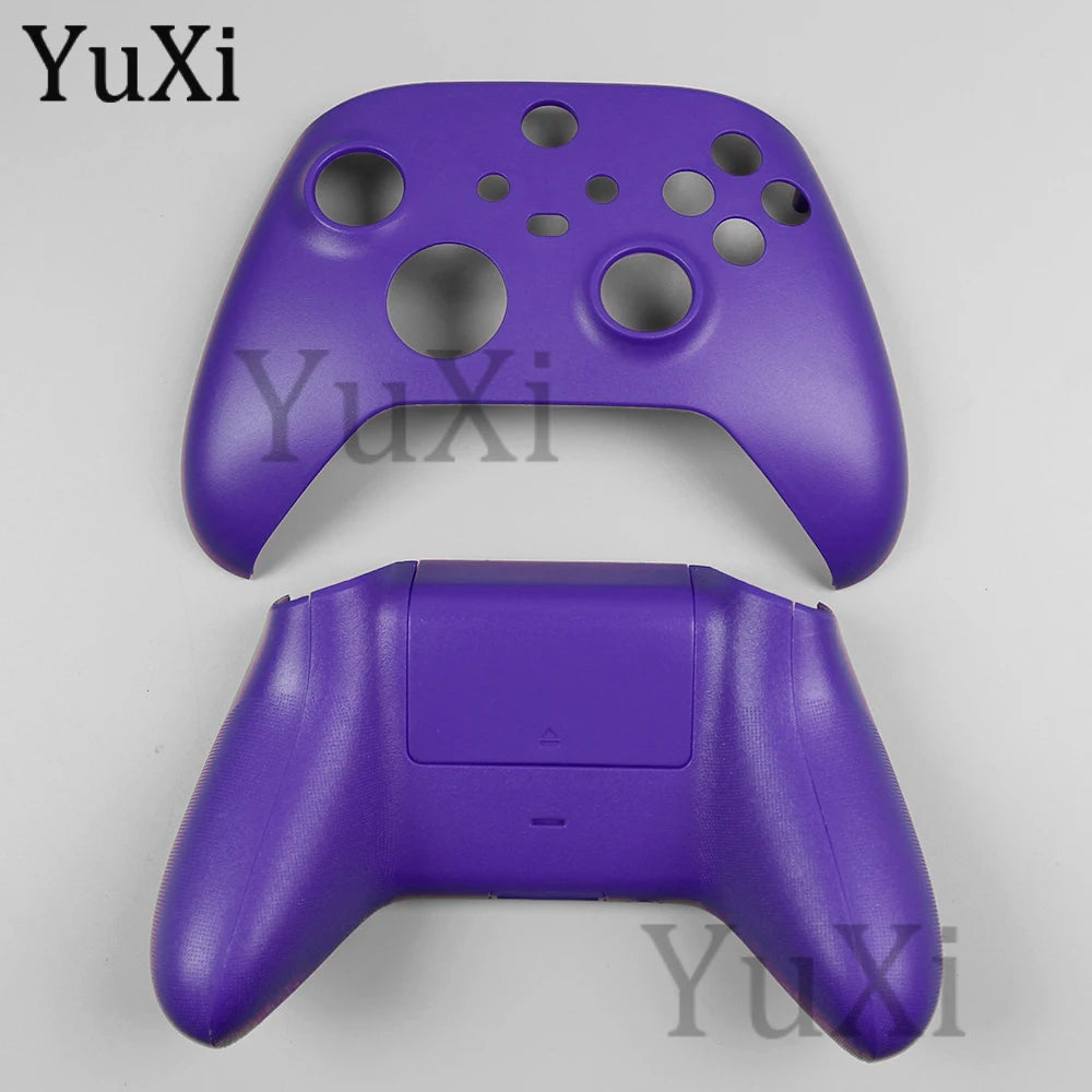 1Set Top Bottom Housing Shell for Xbox Series X/S Upper Down Case Cover Colorful Faceplant Gamepad Controller Replacement
