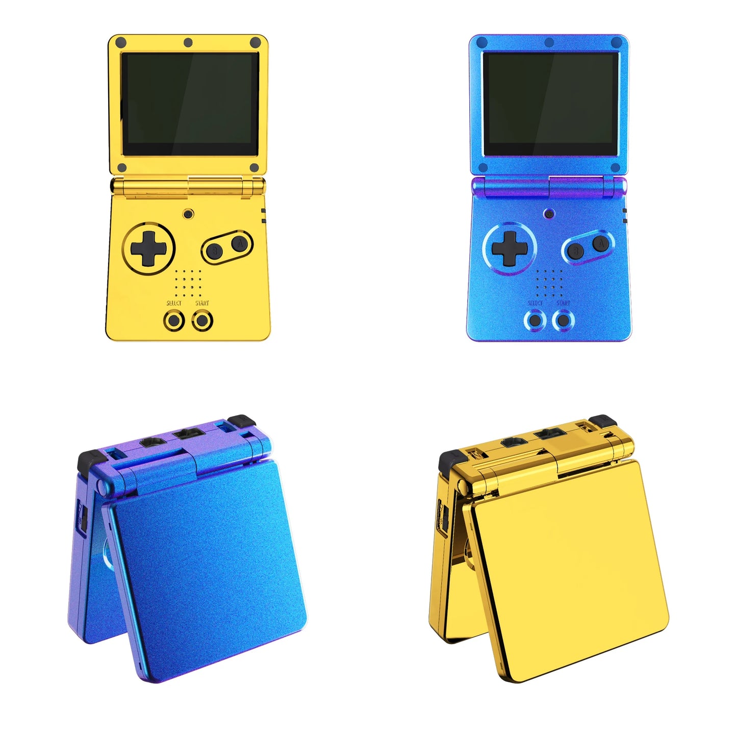 eXtremeRate IPS Ready Upgraded Glossy Replacement Housing Shell for Gameboy Advance SP Compatible with Both IPS & Standard LCD
