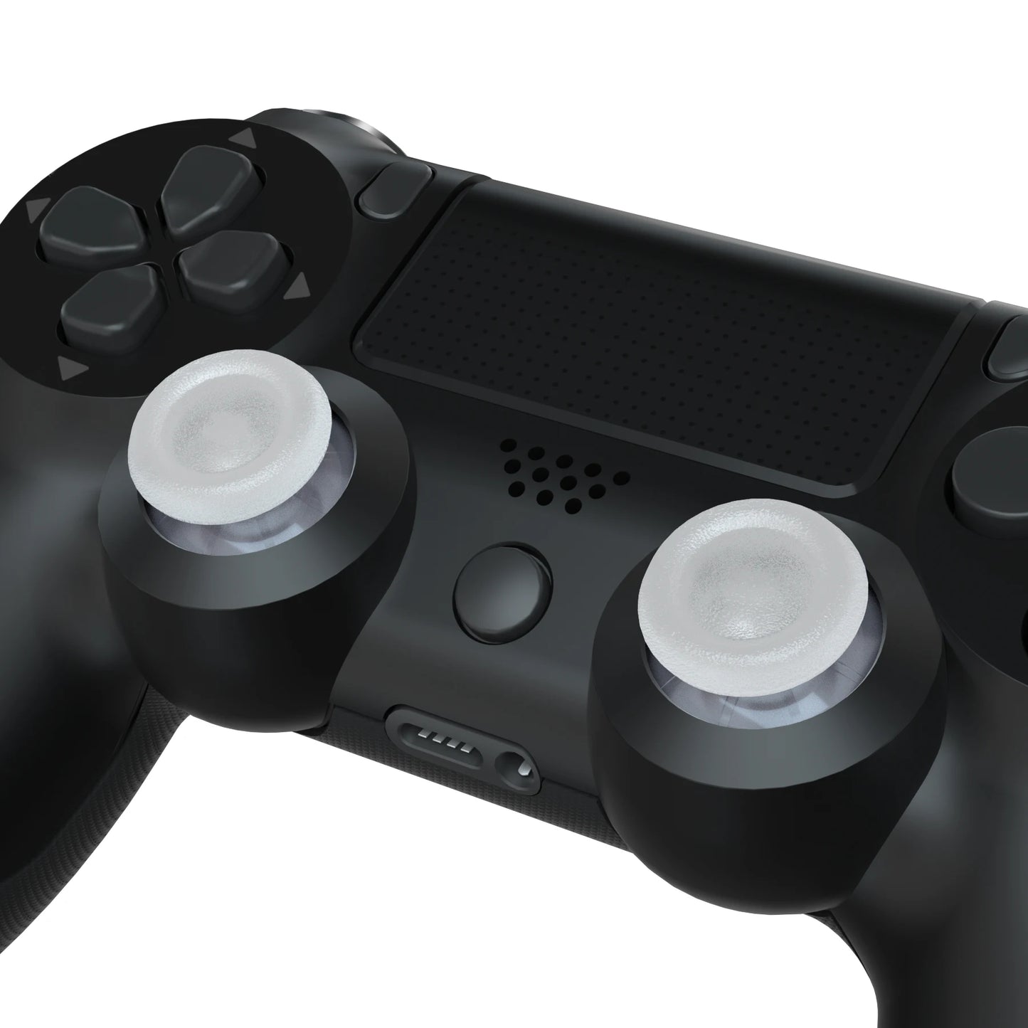 eXtremeRate 3D Joystick Analog Thumb Sticks Accessories for PS5, for PS4 All Model Controller - Pink & White