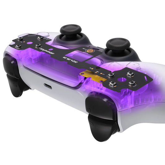 eXtremeRate Face Clicky Kit for ps5 Controller BDM-030/040/050/060, Hard Silicone Tactile Dpad Action Buttons Mouse Click Kit