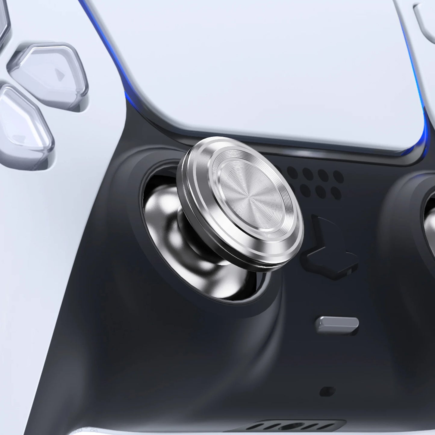 eXtremeRate Custom Metal Thumbsticks for ps5 Controller, Replacement Aluminum Analog Stick Joystick for ps4 Controller