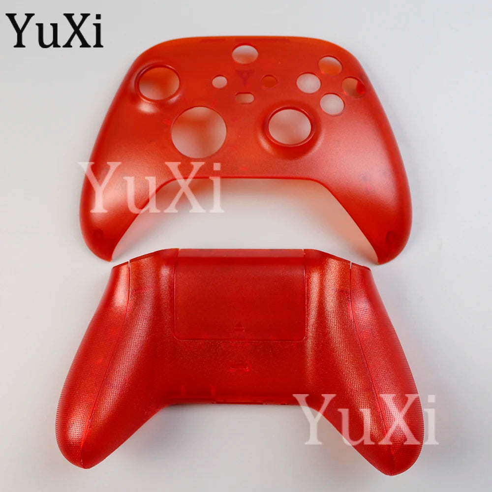 1Set Top Bottom Housing Shell for Xbox Series X/S Upper Down Case Cover Colorful Faceplant Gamepad Controller Replacement