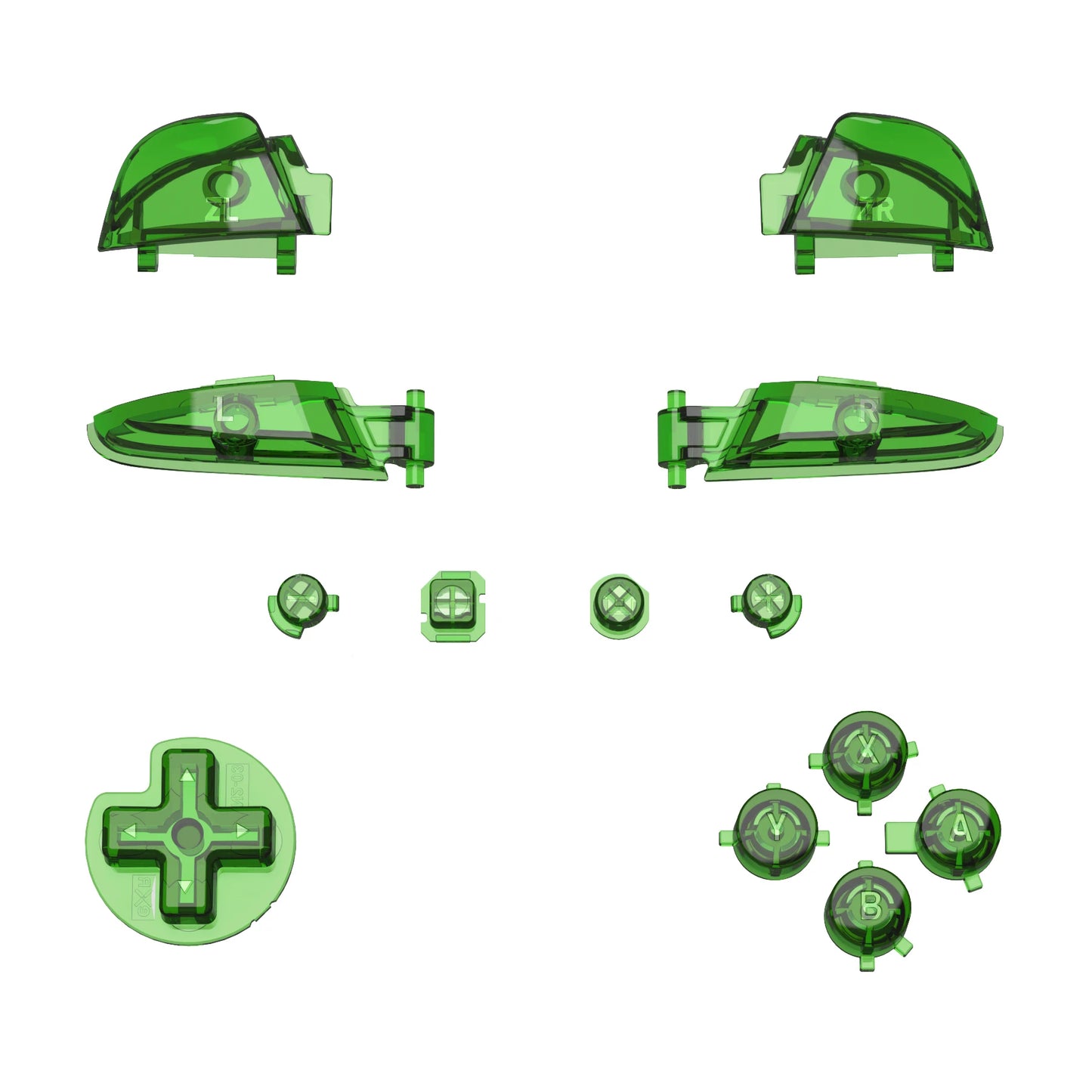 eXtremeRate DIY Replacement Full Set Buttons Repair ABXY D-pad ZR ZL L R Keys with Tools for NS Switch Pro Controller