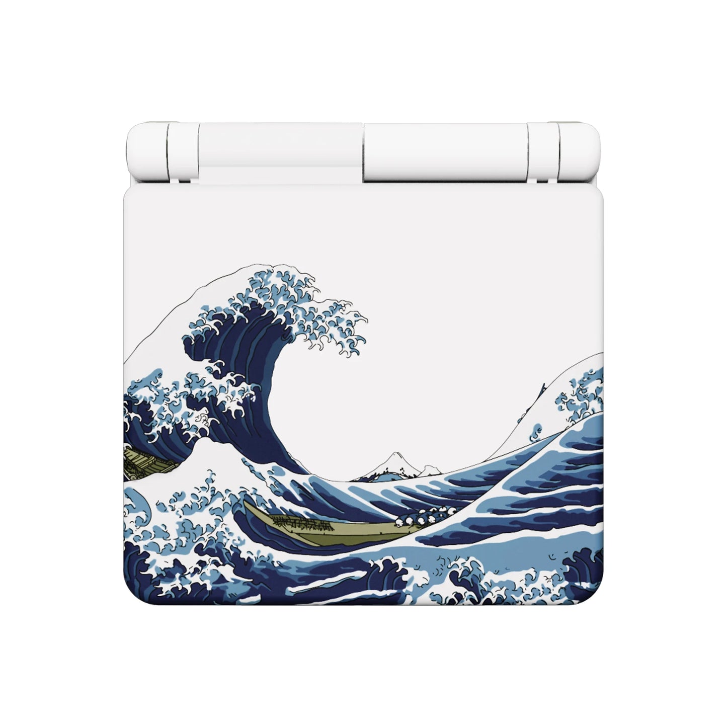 eXtremeRate Replacement Housing Shell for Gameboy Advance SP (GBA SP) - The Great Wave