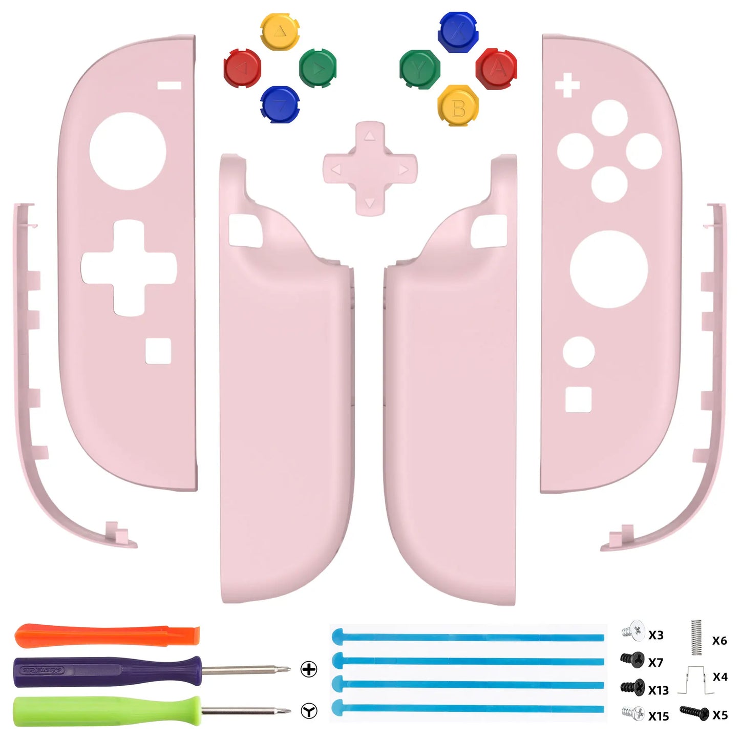 eXtremeRate DIY Replacement Shell (D-Pad Version) with Buttons for Joycon 2, for Nintendo Switch 2 Controller - Essence Version