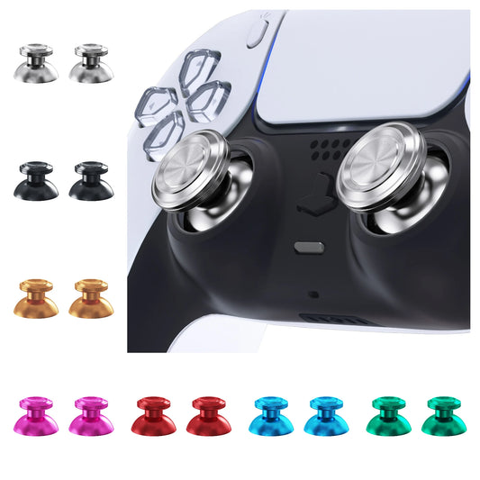 eXtremeRate Custom Metal Thumbsticks for ps5 Controller, Replacement Aluminum Analog Stick Joystick for ps4 Controller