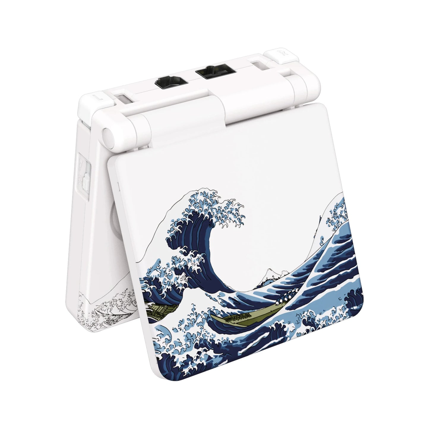 eXtremeRate Replacement Housing Shell for Gameboy Advance SP (GBA SP) - The Great Wave