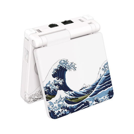 eXtremeRate Replacement Housing Shell for Gameboy Advance SP (GBA SP) - The Great Wave