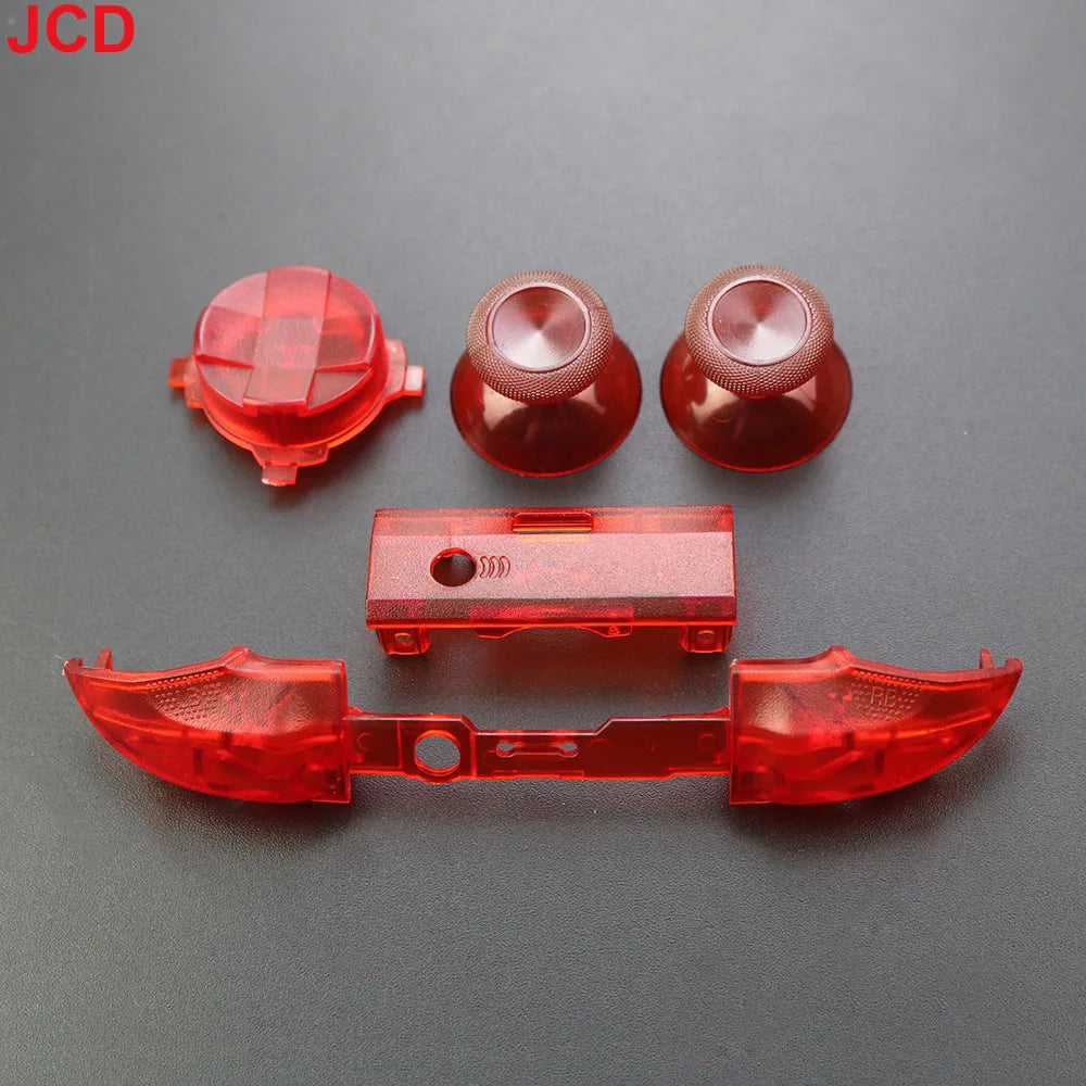 For Xbox Series X S Controller LB RB Button Strip Middle BaffleStrip Cross Direction Keys 3d Analog Joystick Cap D-Pad Button