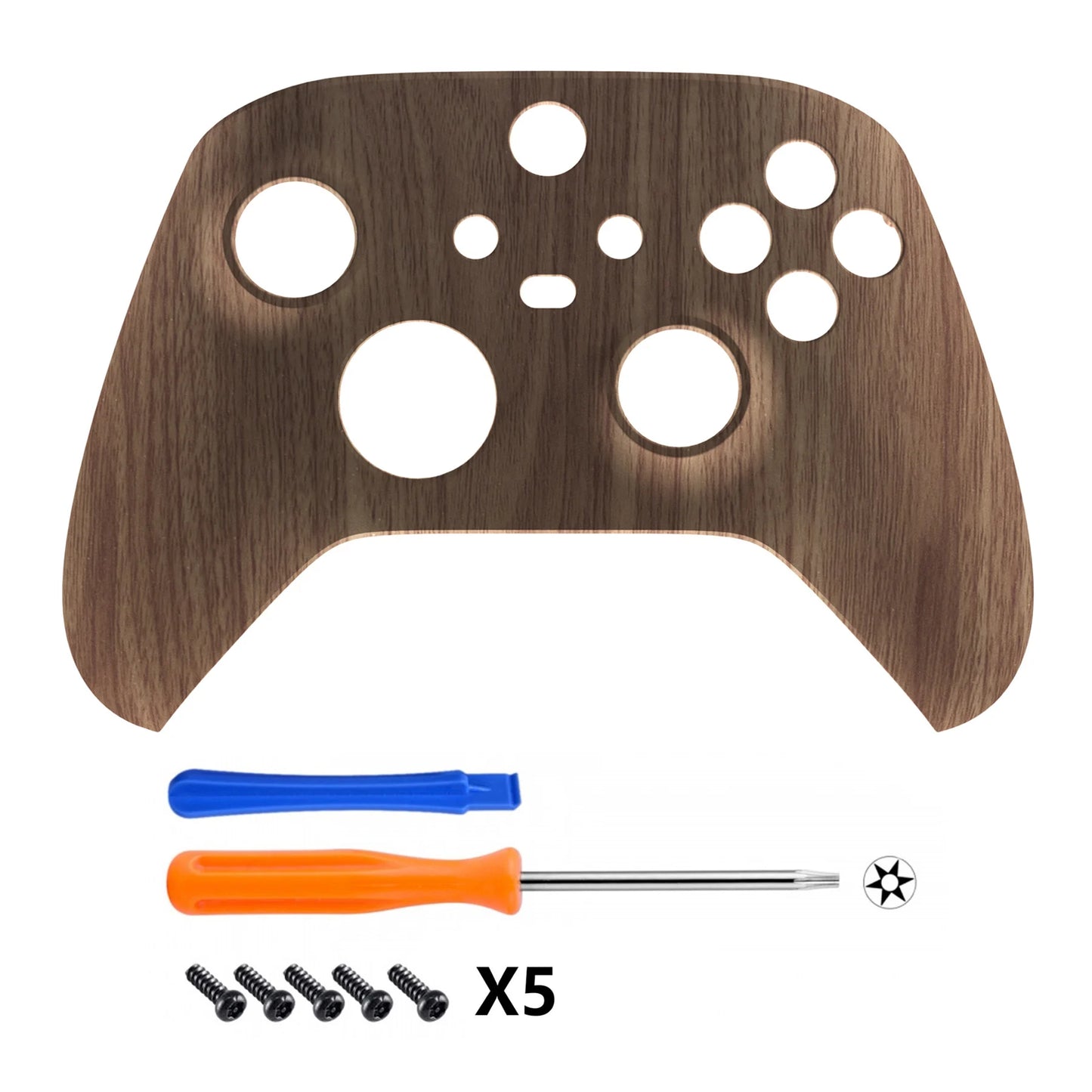 eXtremeRate Replacement Front Housing Shell Faceplate for Xbox Series X/S (Xbox Core) Controller - Transformative Texture Series