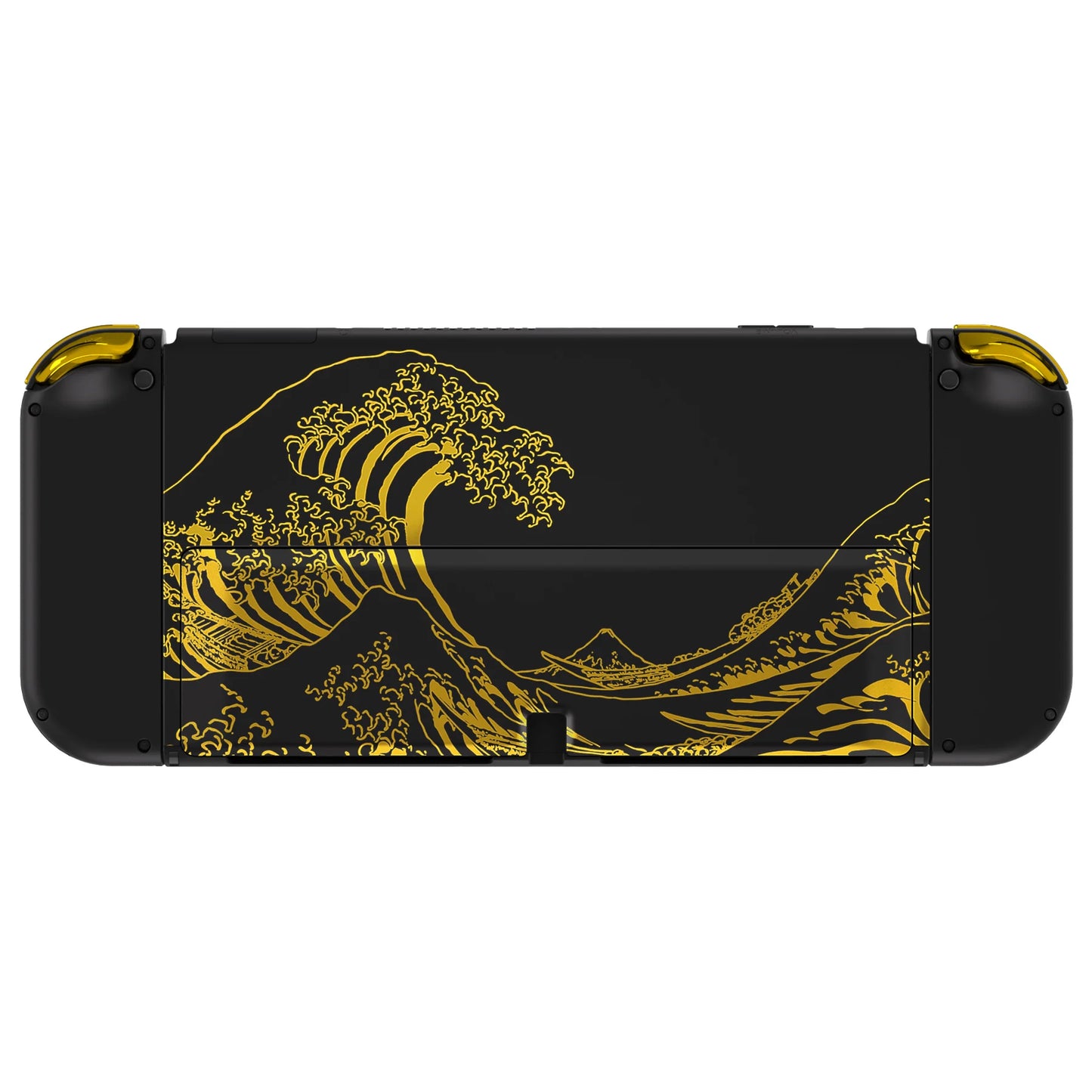 eXtremeRate Full Set Shell for Nintendo Switch OLED, Back Plate Kickstand & Buttons - Patterned Series