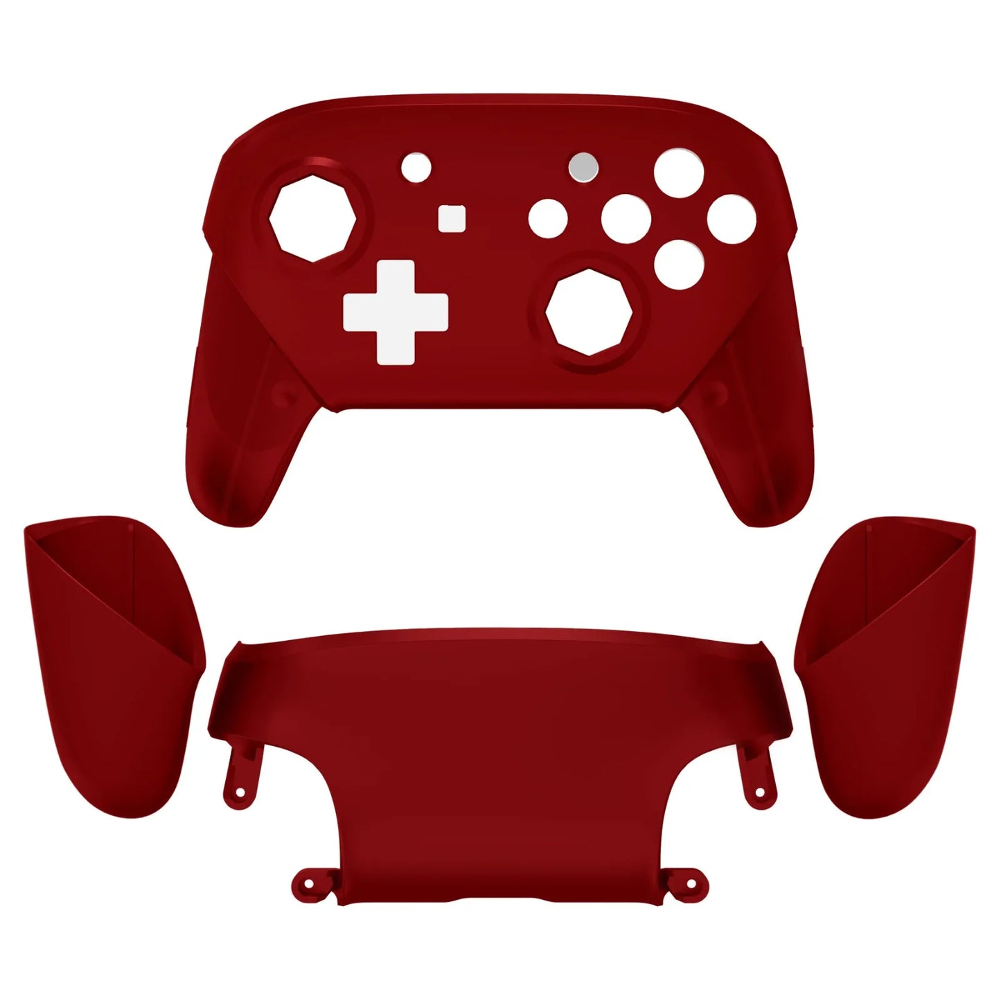 eXtremeRate Octagonal Gated Sticks Design DIY Grip Housing Shell, Replacement Faceplate Backplate for NS Switch Pro Controller