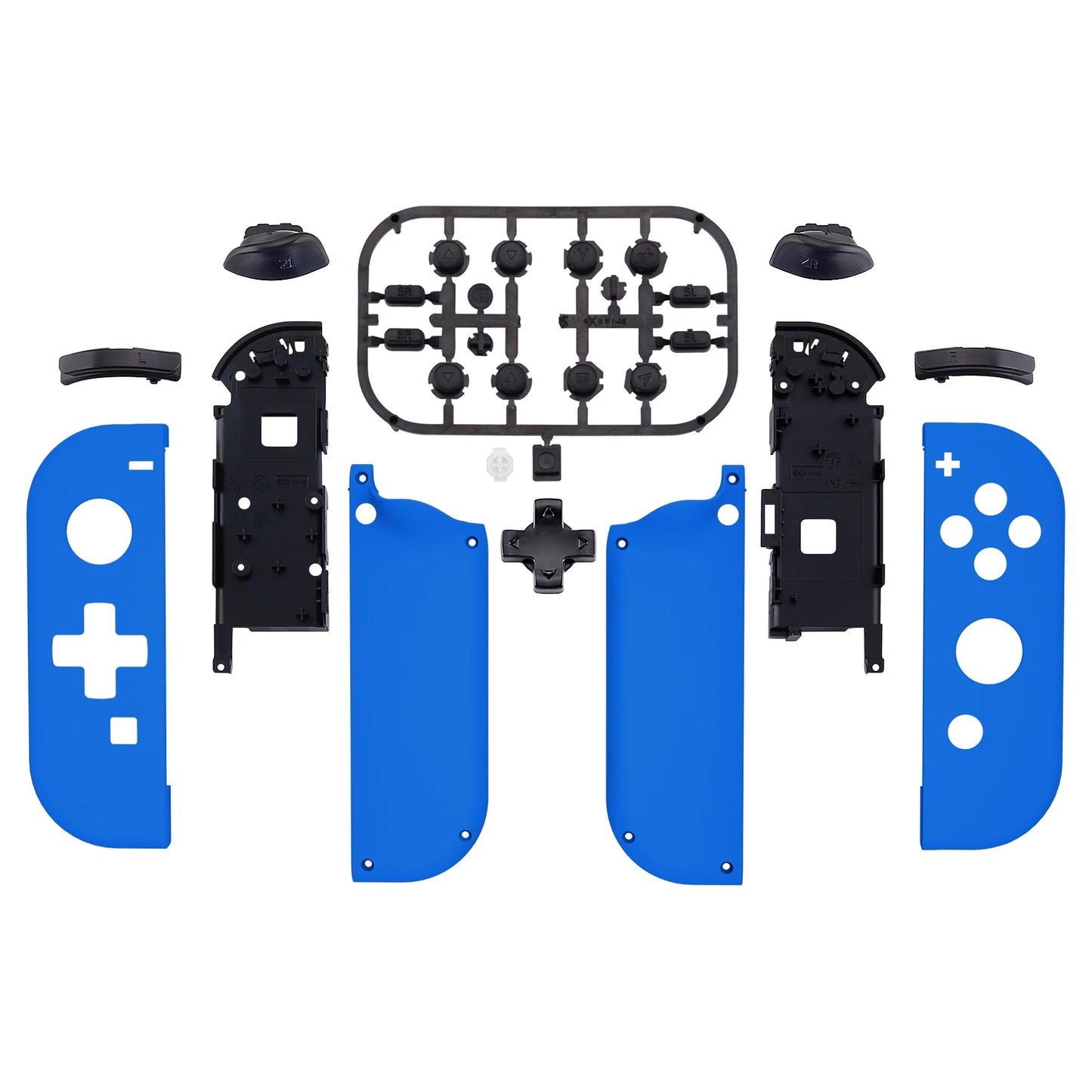 eXtremeRate Replacement Controller Housing (D-Pad Version) with Full Set Buttons for NS Switch JoyCon & OLED JoyCon