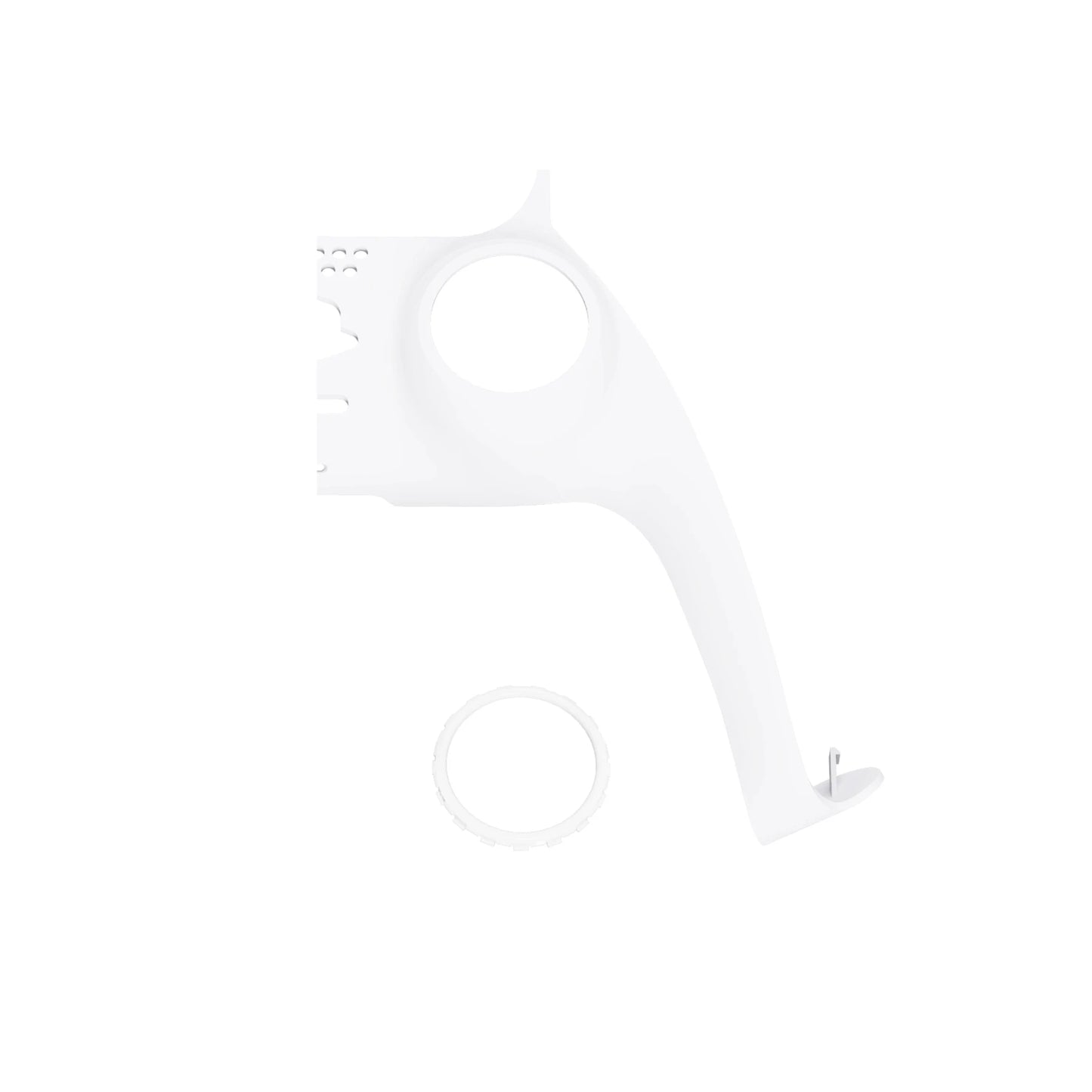 eXtremeRate Replacement Decorative Trim Shell with Accent Rings Compatible with ps5 Controller BDM-010/020/030/040/050