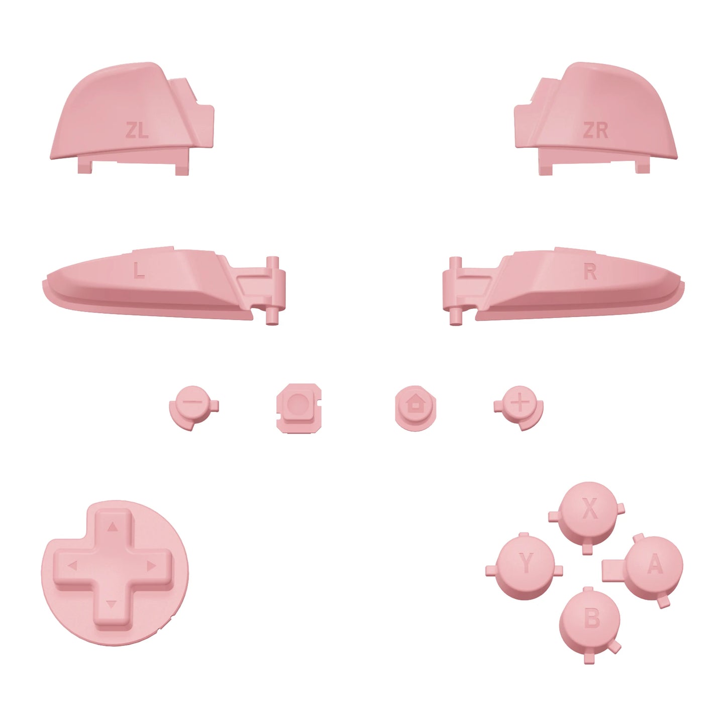 eXtremeRate DIY Replacement Full Set Buttons Repair ABXY D-pad ZR ZL L R Keys with Tools for NS Switch Pro Controller