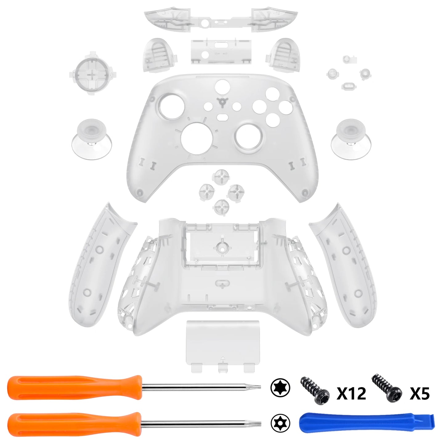 eXtremeRate Full Set Replacement Housing Shell W/Buttons for Xbox Core Wireless Controller (Xbox Series X & S)